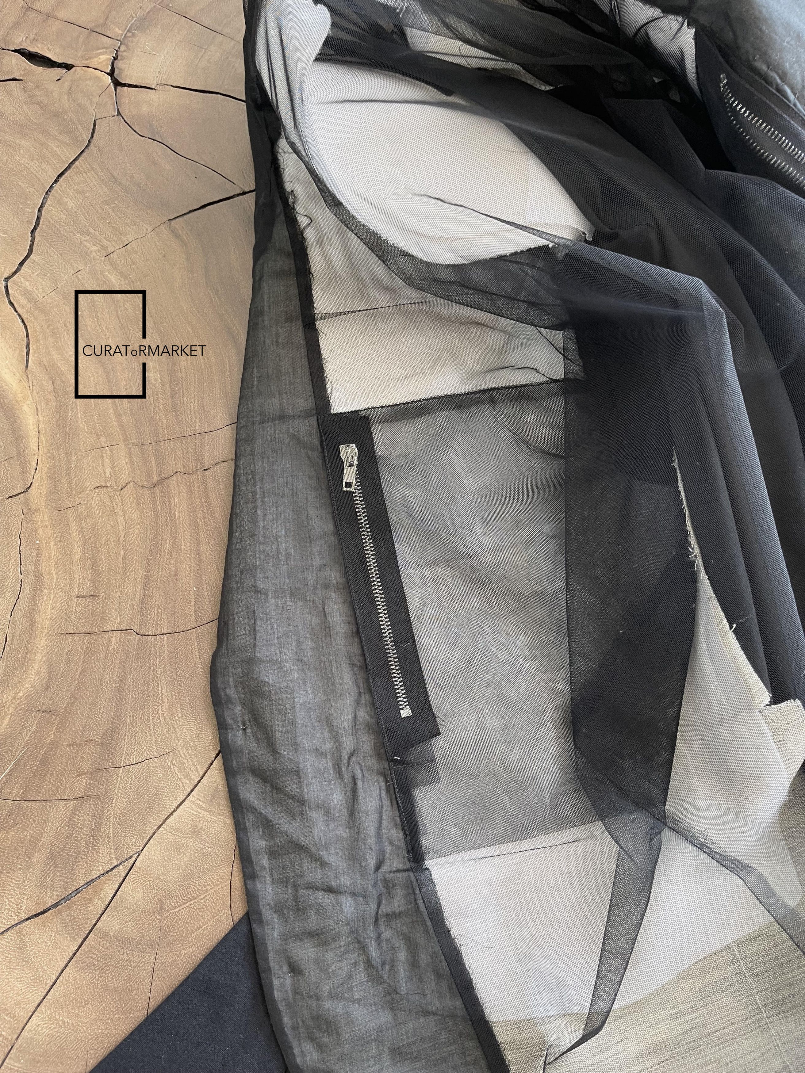 Rick Owens EU48 GRAIL Runway Sample Cobra Silk Tatlin Coat SS24 Lido Size US M / EU 48-50 / 2 - 16 Thumbnail