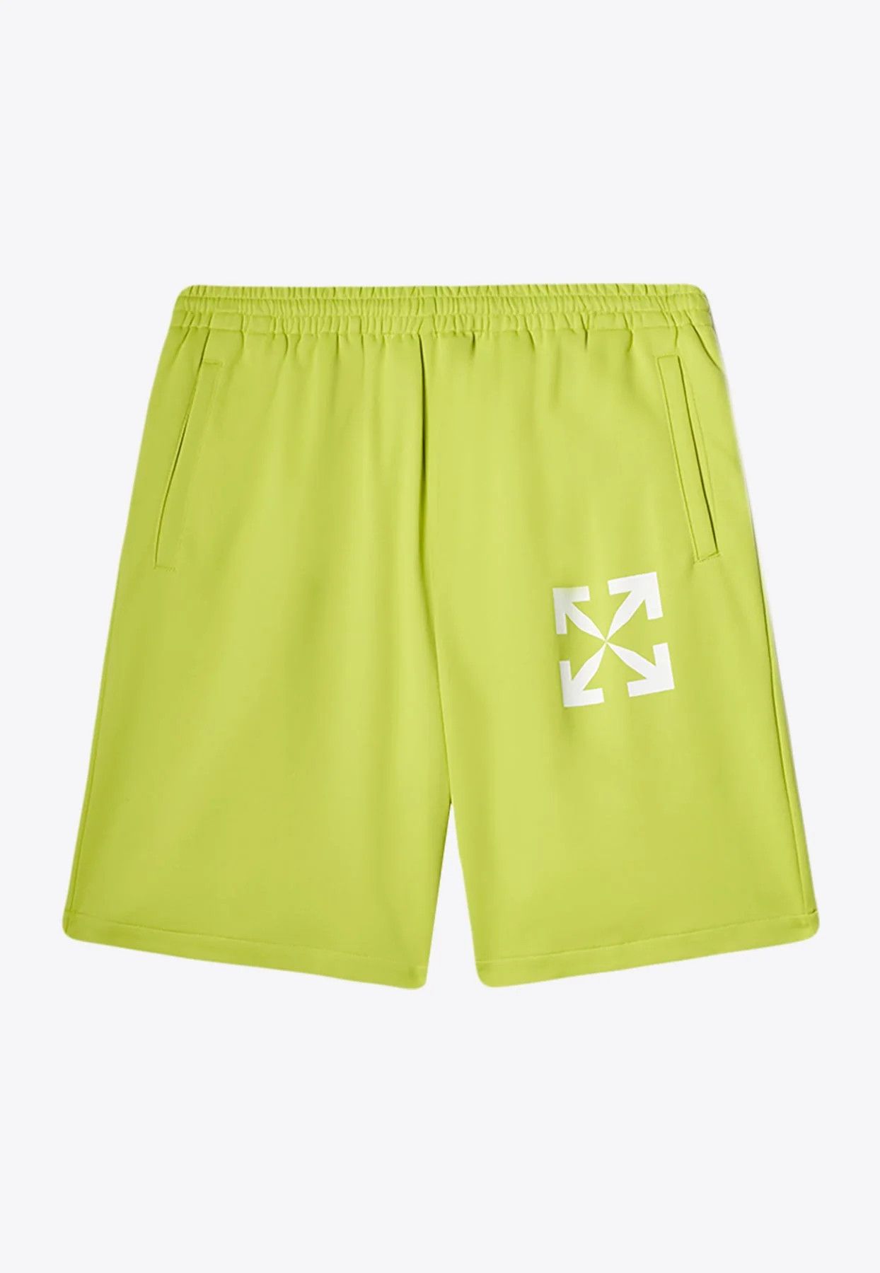 Off-White OFF-WHITE yellow arrow skate track nylon shorts Large Size US 34 / EU 50 - 1 Thumbnail