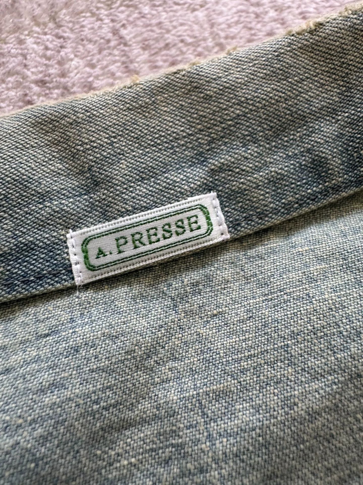 A.PRESSE A.PRESSE 25AW US Navy Denim Jacket Size US XXL / EU 58 / 5 - 3 Thumbnail