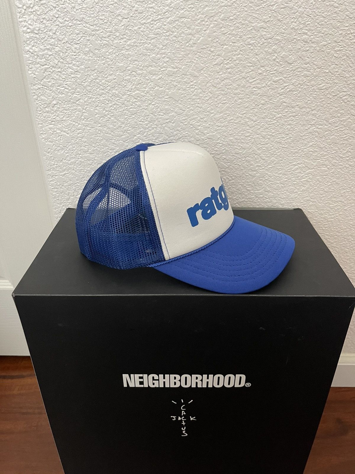 Stray Rats Stray Rats Ratgirl Blue Trucker Hat Size ONE SIZE - 2 Thumbnail