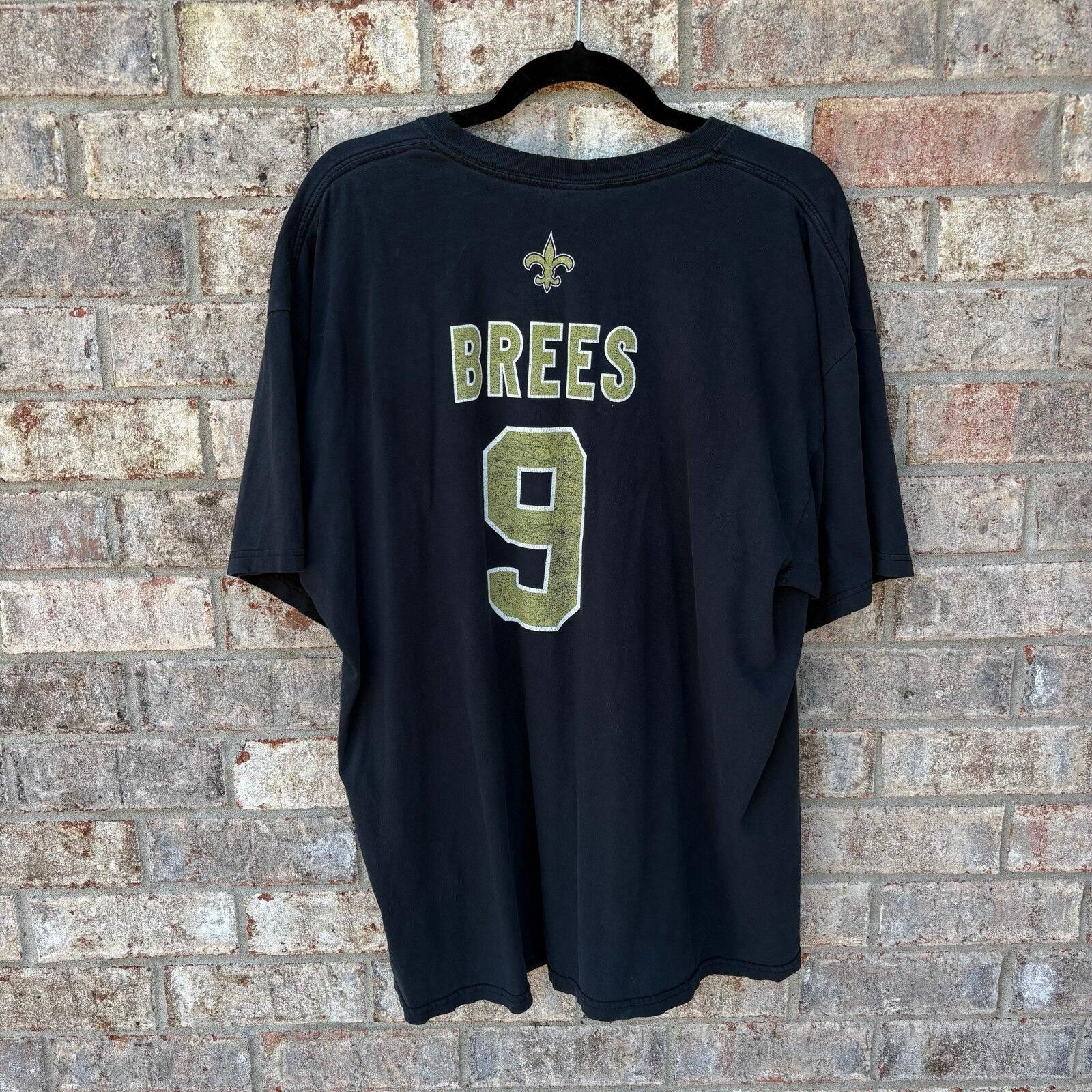 Hanes Vintage saints Drew brees T-shirt Size US XL / EU 56 / 4 - 2 Thumbnail
