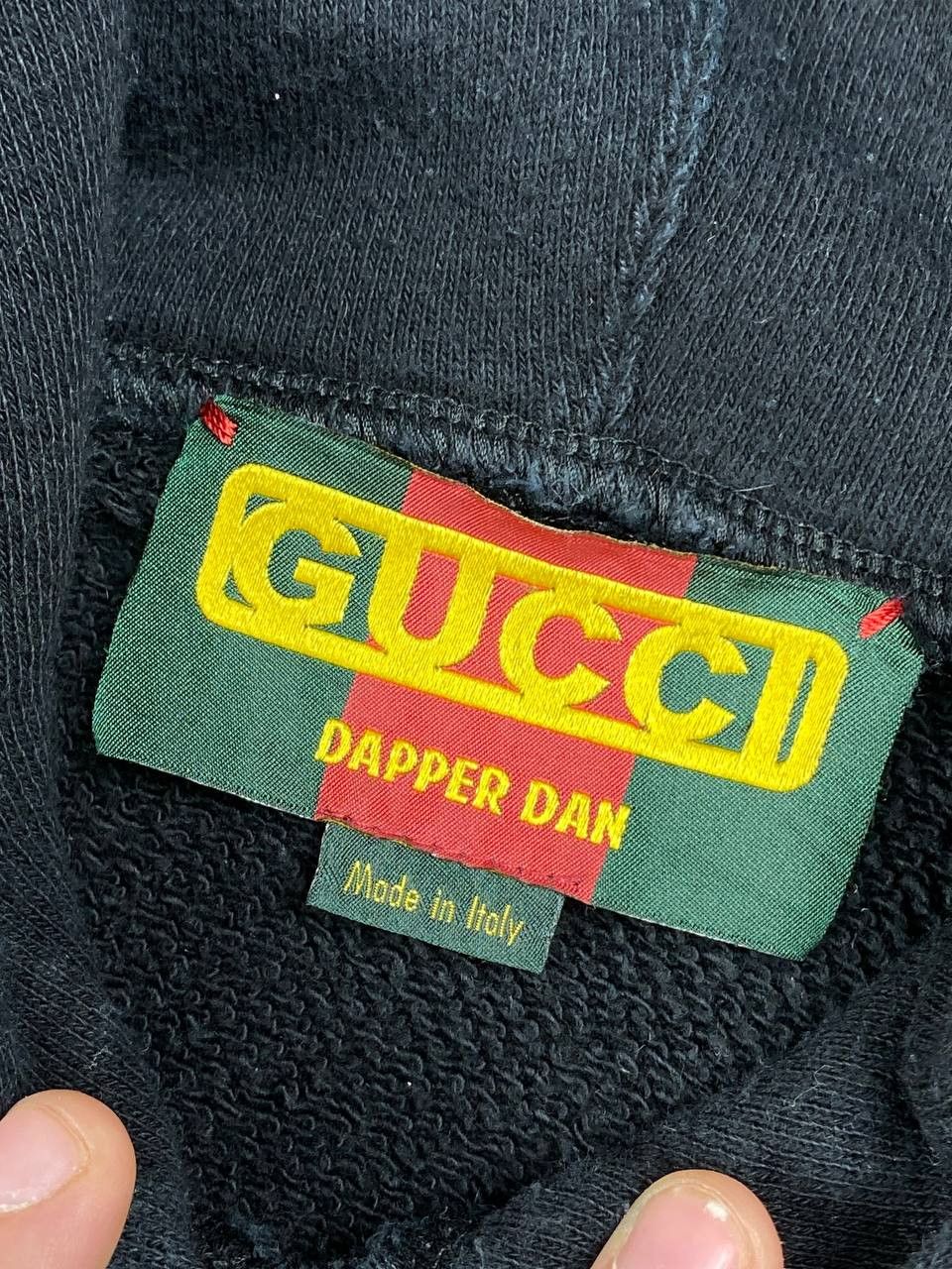 Gucci Gucci Dapper Dan Hoodie Big Logo Men Size L Black Size US L / EU 52-54 / 3 - 6 Thumbnail