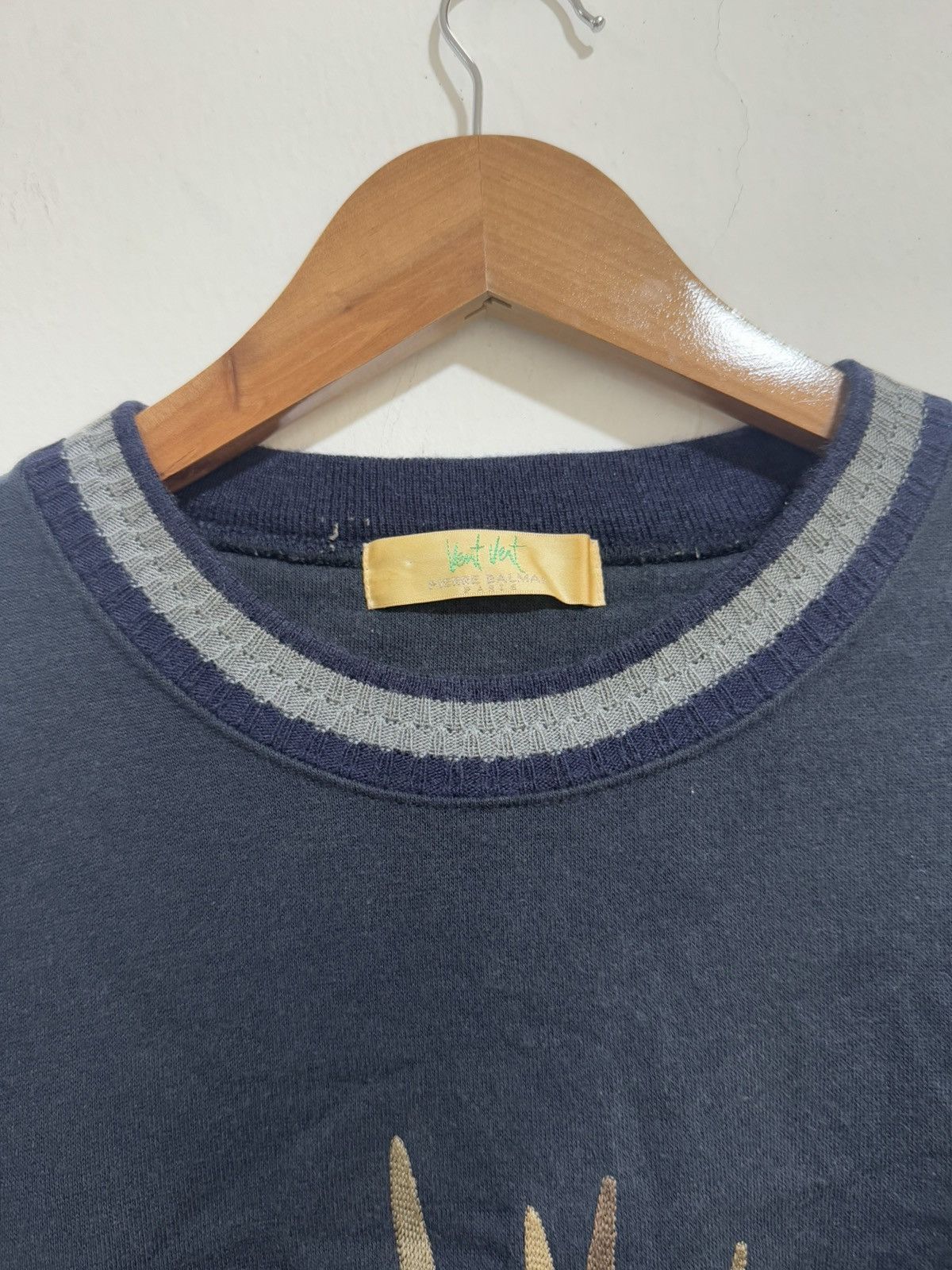 Pierre Balmain × Vintage Vintage Vent Vert by Pierre Balmain Sweatshirt Size US M / EU 48-50 / 2 - 5 Thumbnail