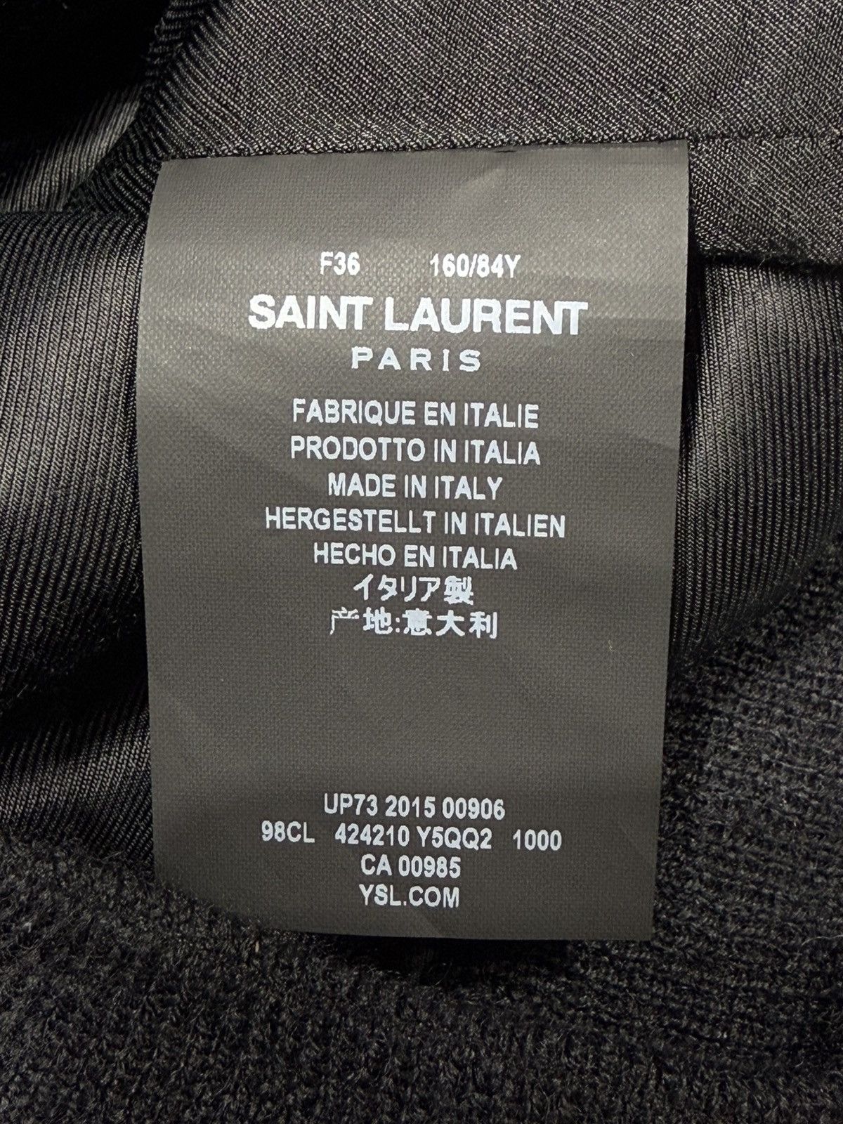 Hedi Slimane × Saint Laurent Paris AW15 Unseen Saint Laurent - Hedi Slimane - Leather Vest Size US S / EU 44-46 / 1 - 12 Thumbnail