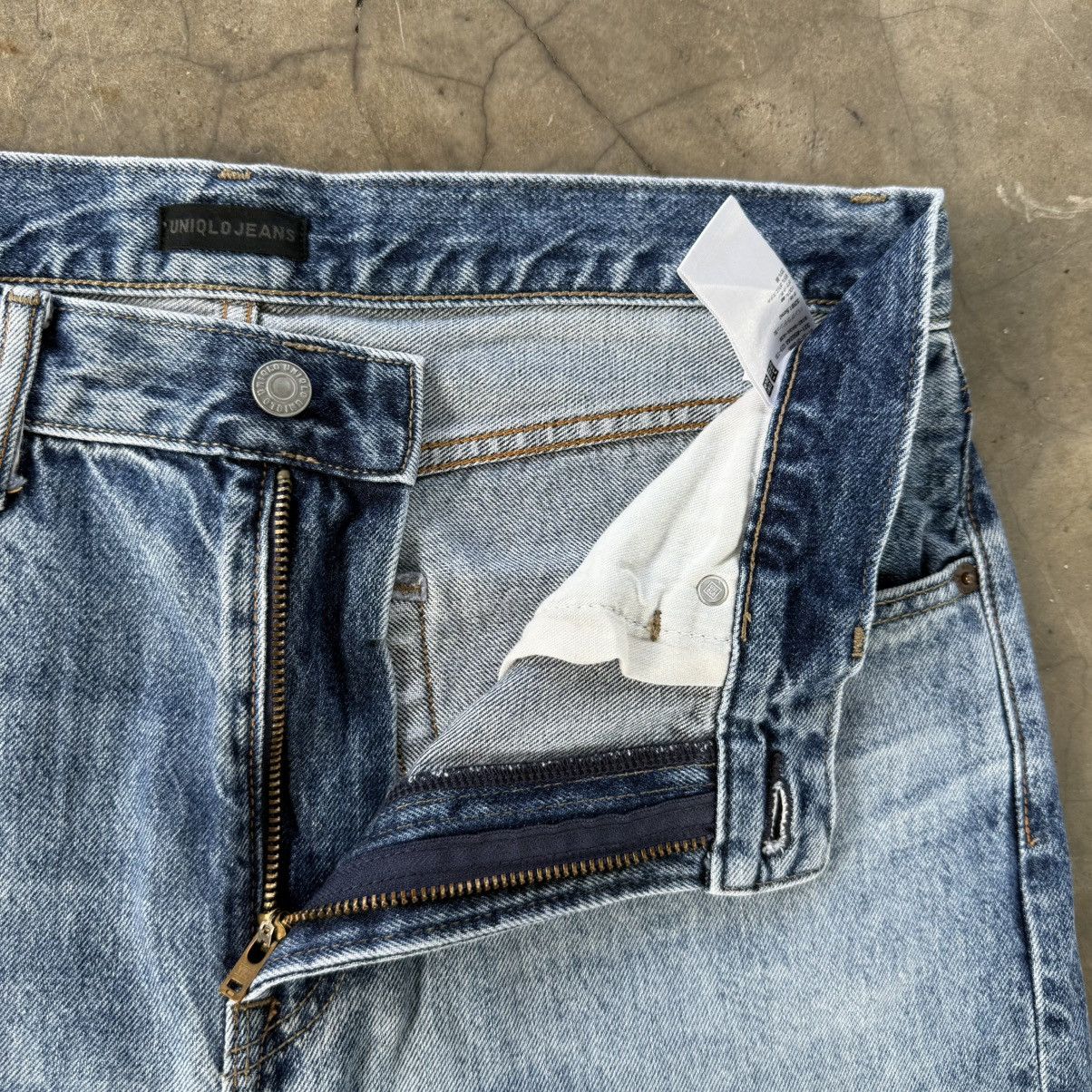 Japanese Brand Vintage Japanese Faded Washer Denim Jean Pants Size US 34 / EU 50 - 6 Thumbnail
