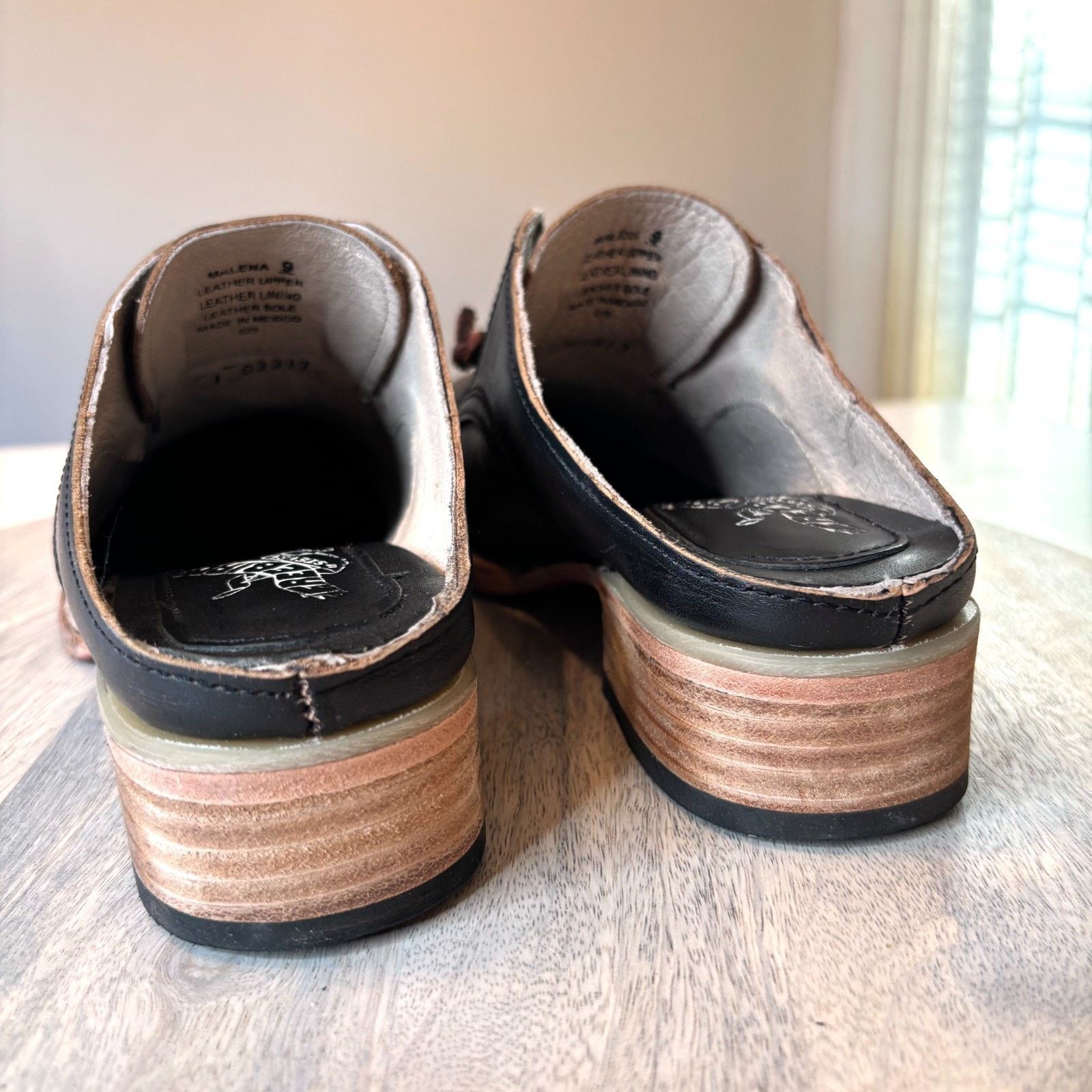 FREEBIRD Freebird Malena Women's Sz 9 Black Leather Oxford Cap Toe Size US 9 / IT 39 - 8 Thumbnail