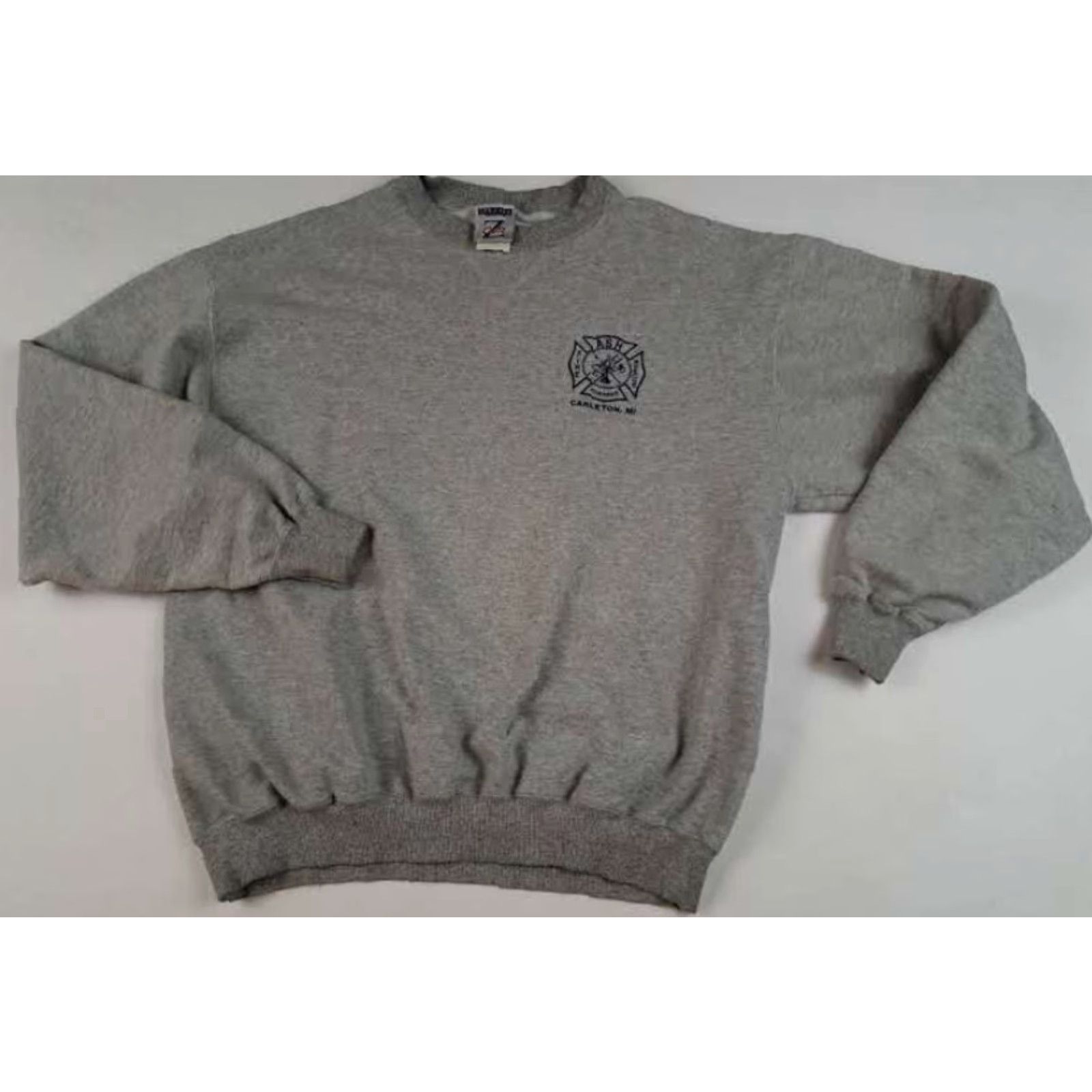 Jerzees Ash Township Fire and Rescue Large Grey Sweatshirt Jerzees L Men Pullover Golf Style? Size US L / EU 52-54 / 3 - 3 Thumbnail