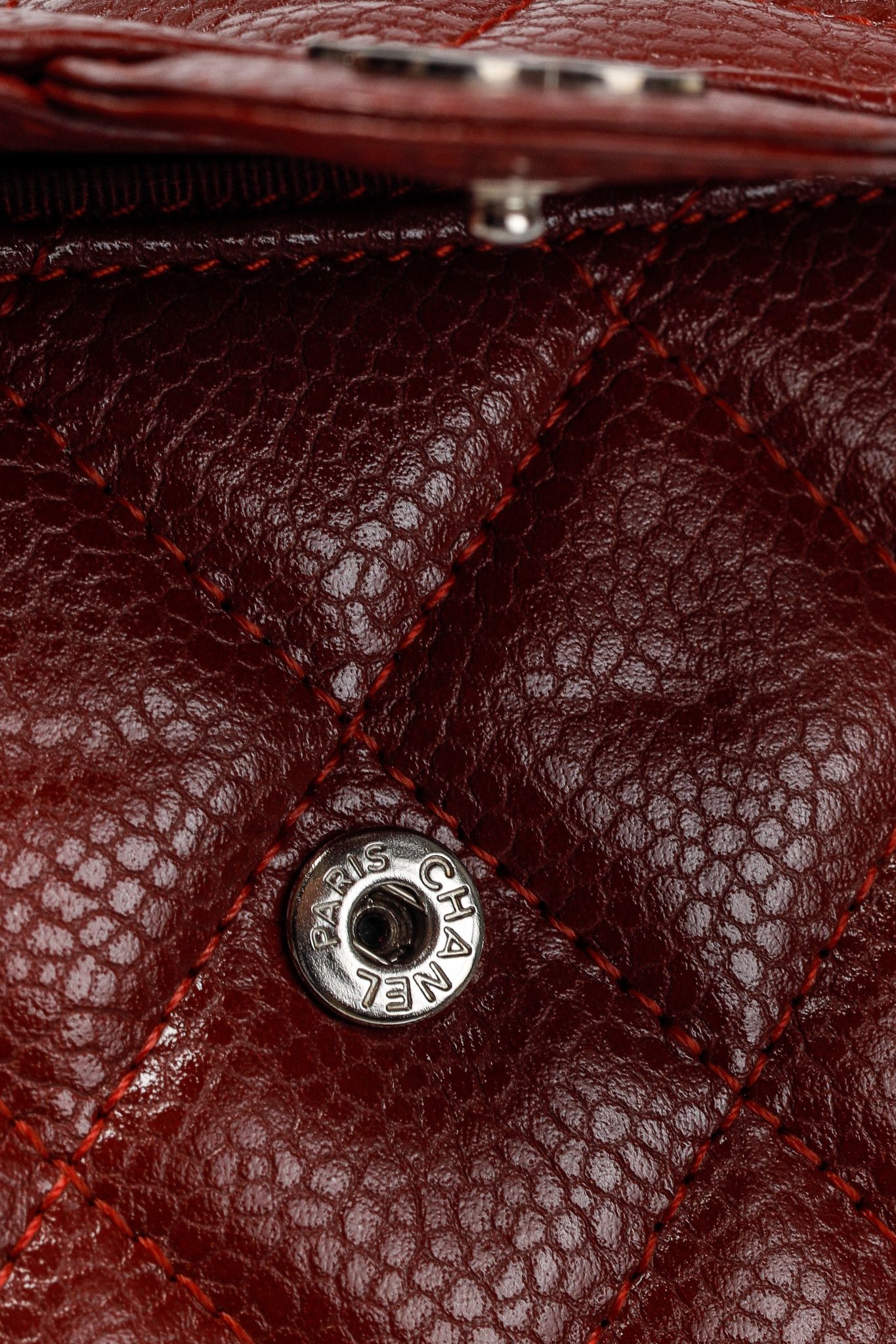Chanel Chanel Red Caviar Leather Quilted Card Holder Size ONE SIZE - 7 Thumbnail