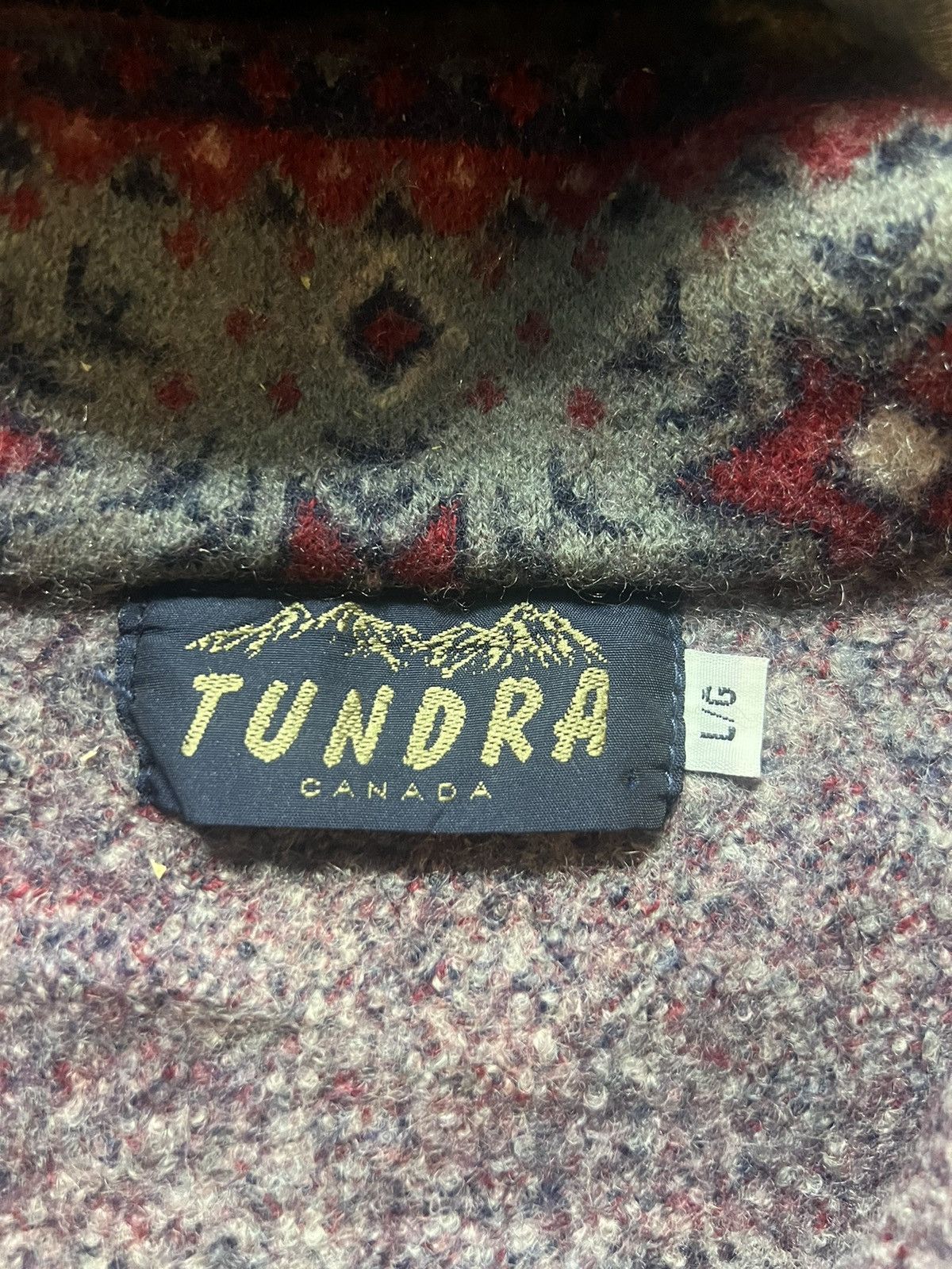 Tundra Canada × Vintage Vintage Tundra Canada zipper sweater knitwear beige Size US L / EU 52-54 / 3 - 6 Thumbnail