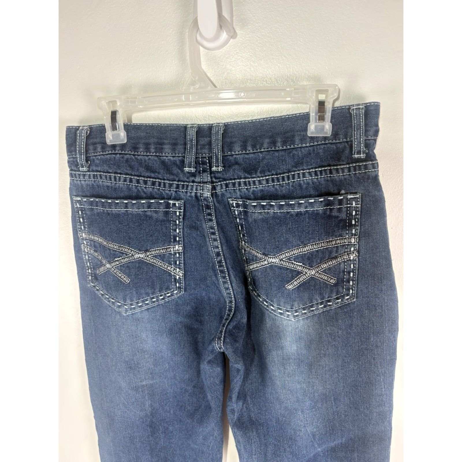 Vintage Indigo People Jeans Men’s Size 34x32 Denim 5-Pocket Straight Mid Rise Button Zip Regular Size US 34 / EU 50 - 6 Thumbnail