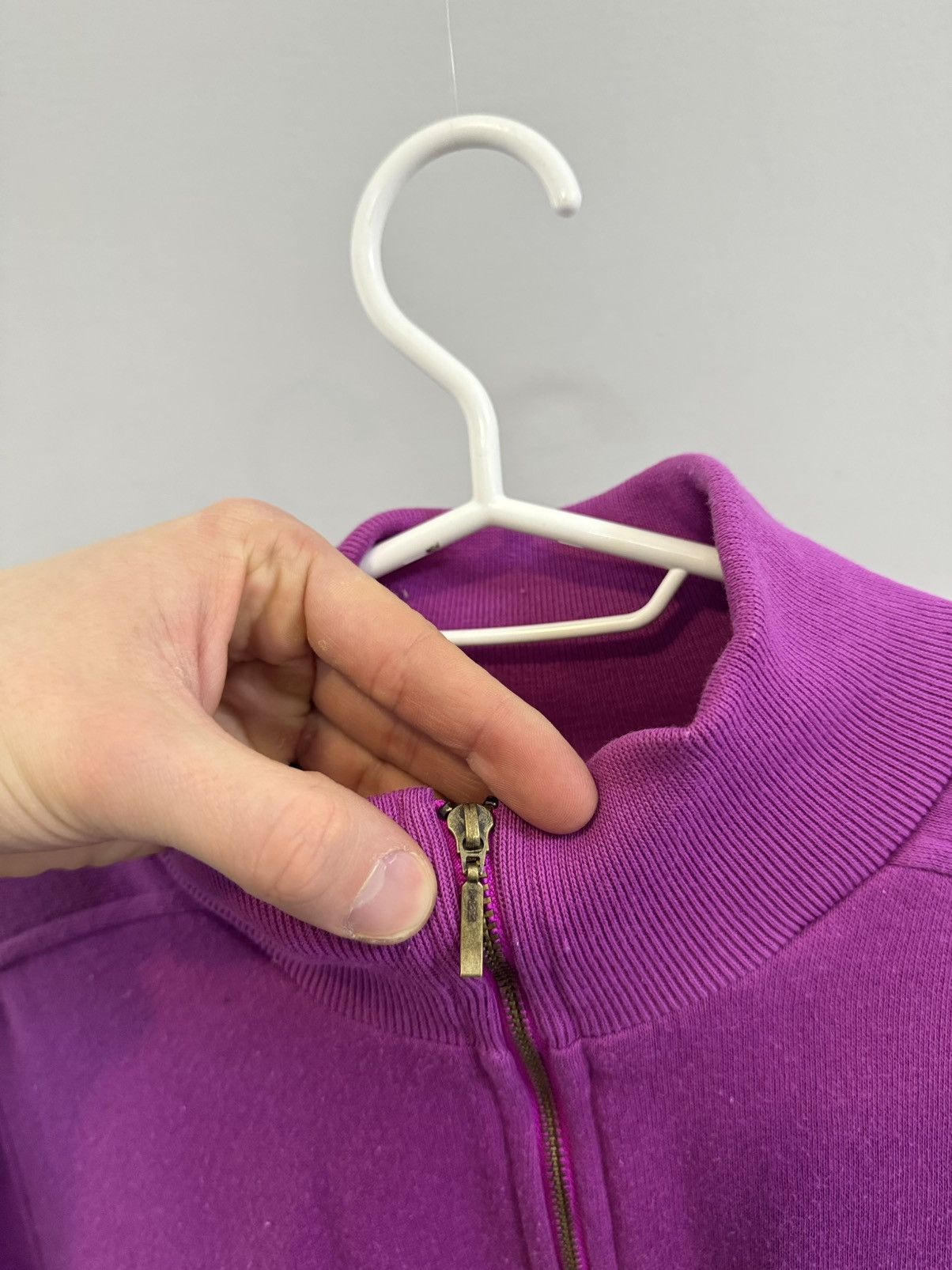 Nike × Vintage 90s Nike Swoosh Vintage Y2K 1/4 Zip Oversized Retro Sweater Size US M / EU 48-50 / 2 - 5 Thumbnail