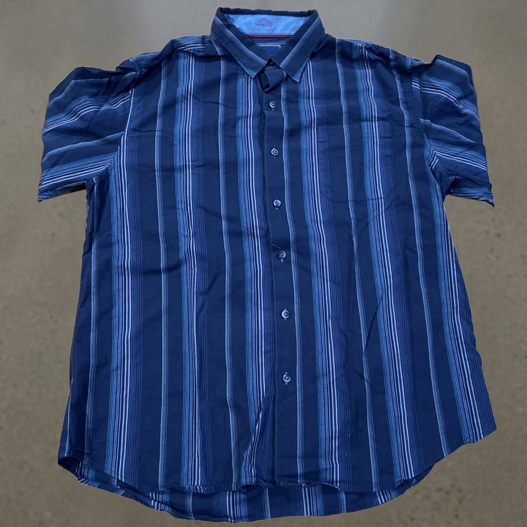 Tommy Bahama Tommy Bahama Button-Up Shirt L Regular Classic Hawaiian Blue Cotton Silk Spandex Size US L / EU 52-54 / 3 - 1 Thumbnail