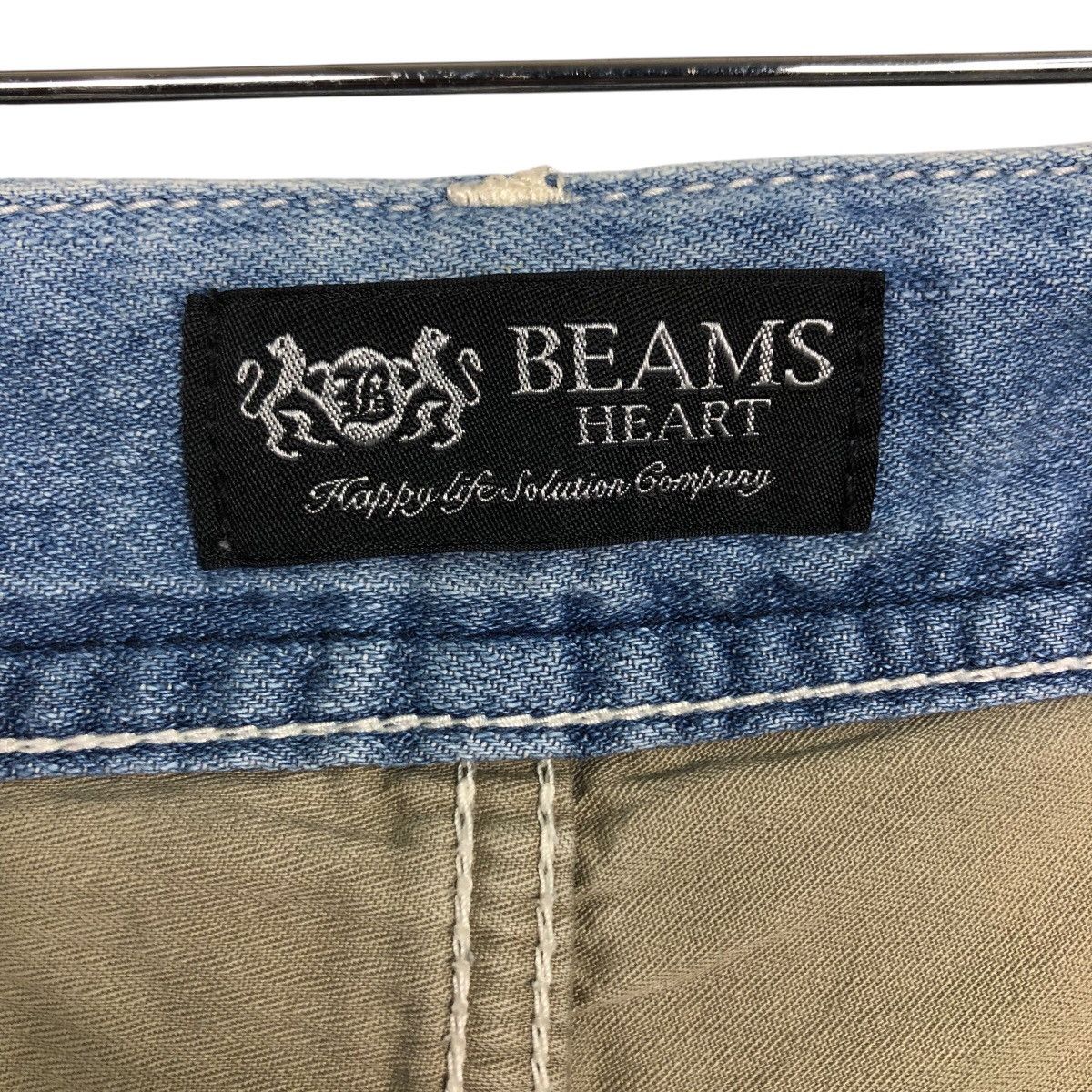 Beams Plus 📌Vintage Denim Jeans Biker Beams Heart Issey Miyake Size 34" / US 12 / IT 48 - 22 Thumbnail