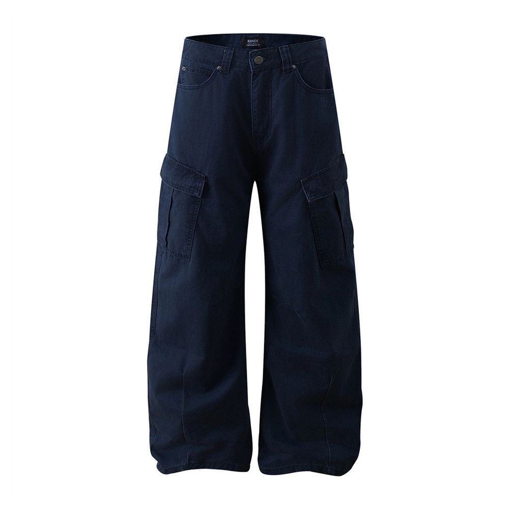 Japanese Brand × Vintage Men's high street retro loose multi-pocket work trousers Size US 32 / EU 48 - 1 Thumbnail