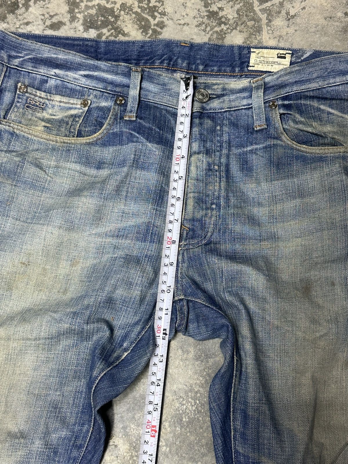 G-Star Distressed G Star Raw 3301 Denim Size US 38 / EU 54 - 14 Thumbnail