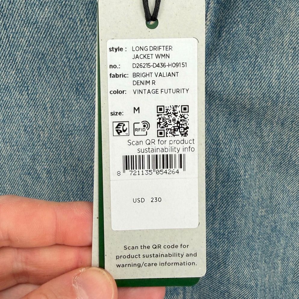 G-Star NWT G-Star RAW Long Drifter Oversized Futurity Denim Jacket Size M / US 6-8 / IT 42-44 - 7 Thumbnail