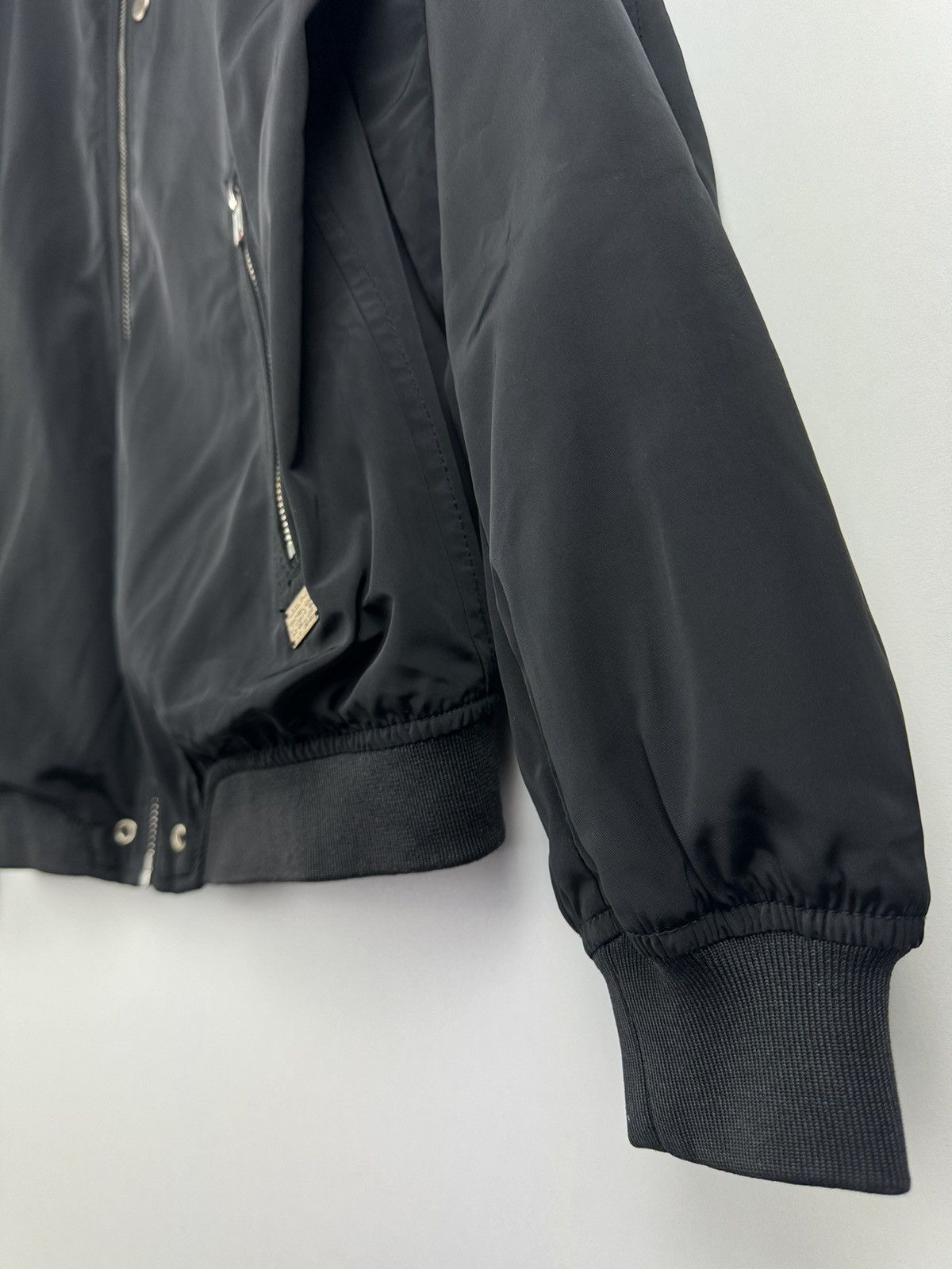 Designer Vintage Y2K Diesel Black Light Racer Jacket Size US M / EU 48-50 / 2 - 4 Thumbnail