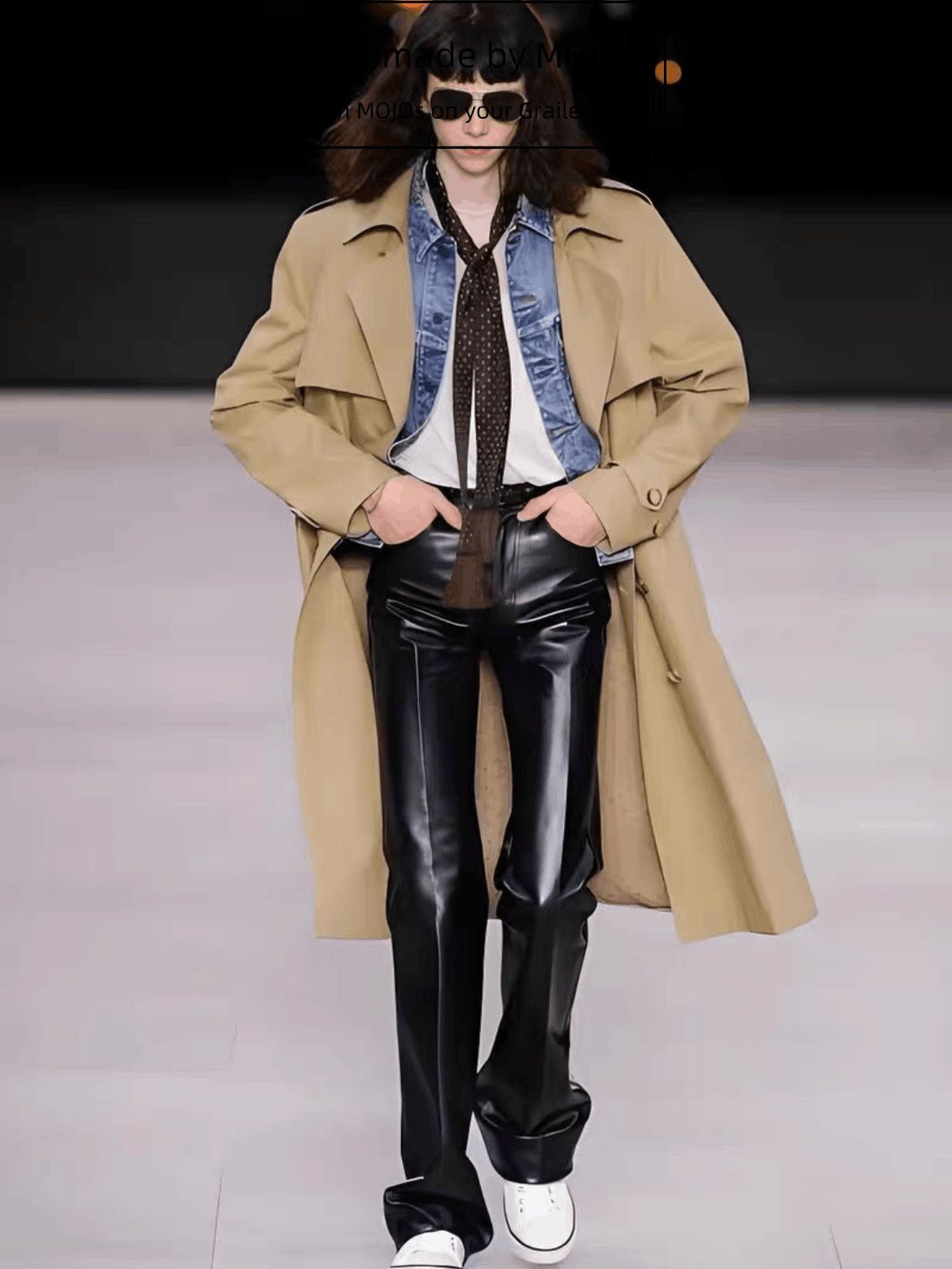 Celine Celine 20SS No Irony Here Denim Jacket Mojos2339 Size US S / EU 44-46 / 1 - 6 Thumbnail