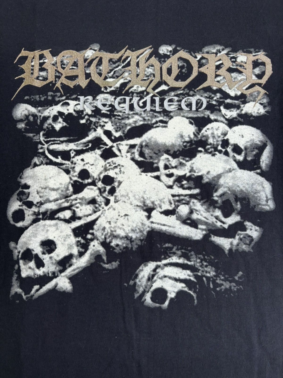 Band Tees Vintage 90s Bathory T Shirt Size US L / EU 52-54 / 3 - 3 Thumbnail