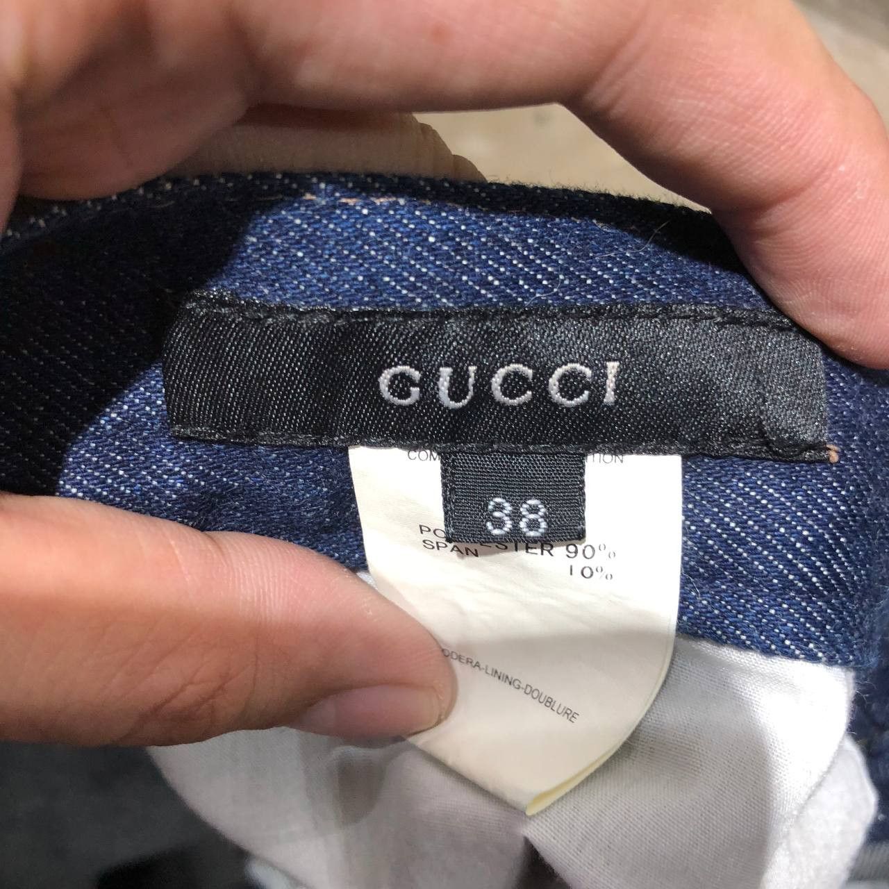Gucci Gucci GG monogram Denim wide pants Size US 36 / EU 52 - 9 Thumbnail