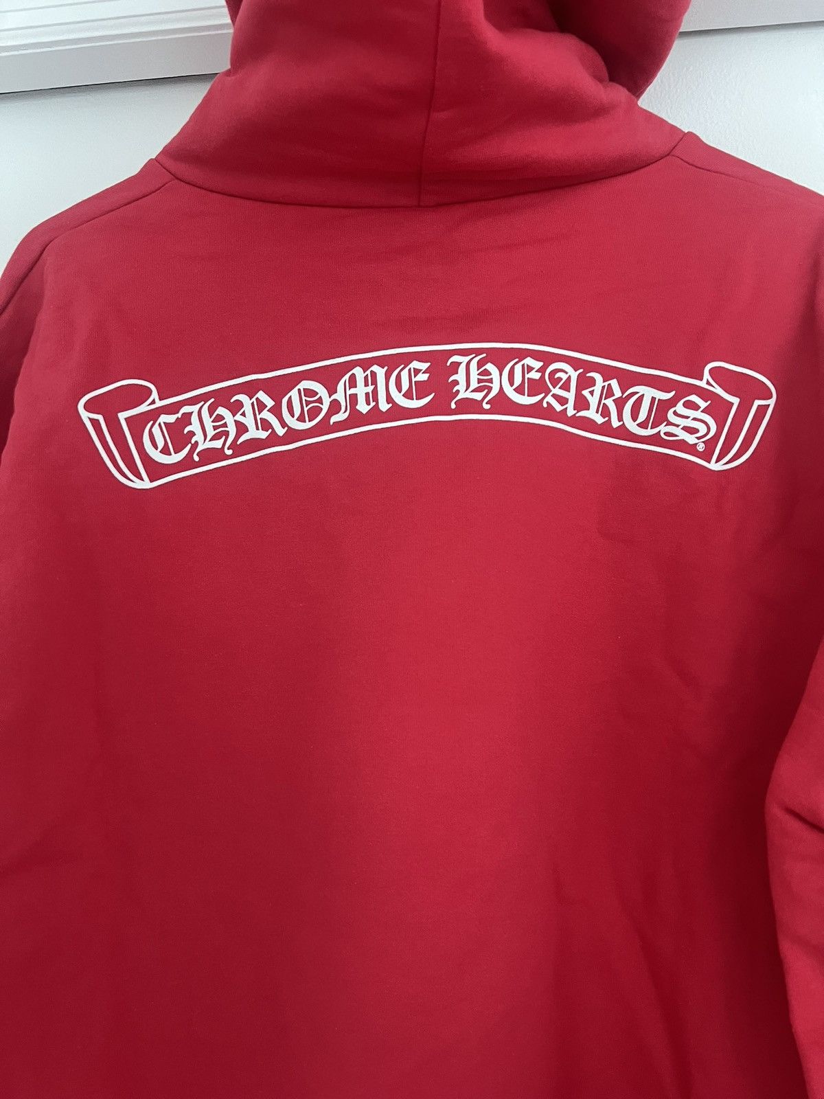 Chrome Hearts Chrome Hearts Red Scroll Hoodie Size US L / EU 52-54 / 3 - 5 Thumbnail