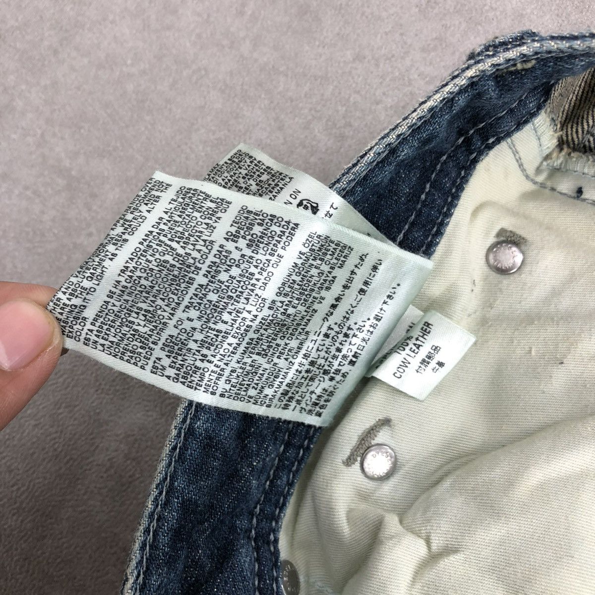Diesel × If Six Was Nine × Le Grande Bleu (L.G.B.) 🇮🇹 2000s Diesel Industry Koolter Distressed Faded Jeans Size US 29 - 17 Thumbnail