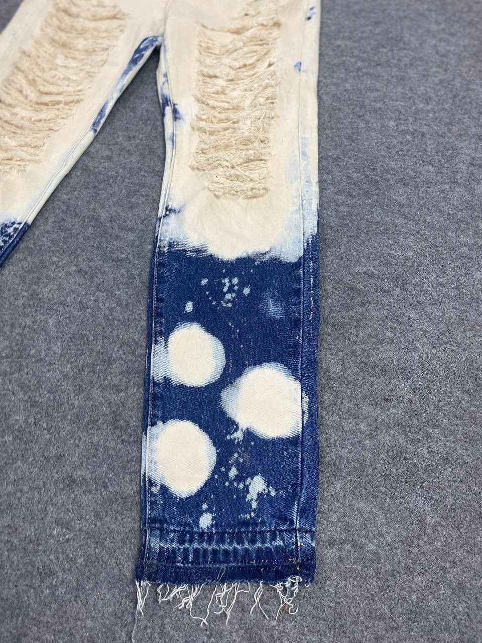 Japanese Brand japanese brand distressed denim nice design Size US 31 - 13 Thumbnail