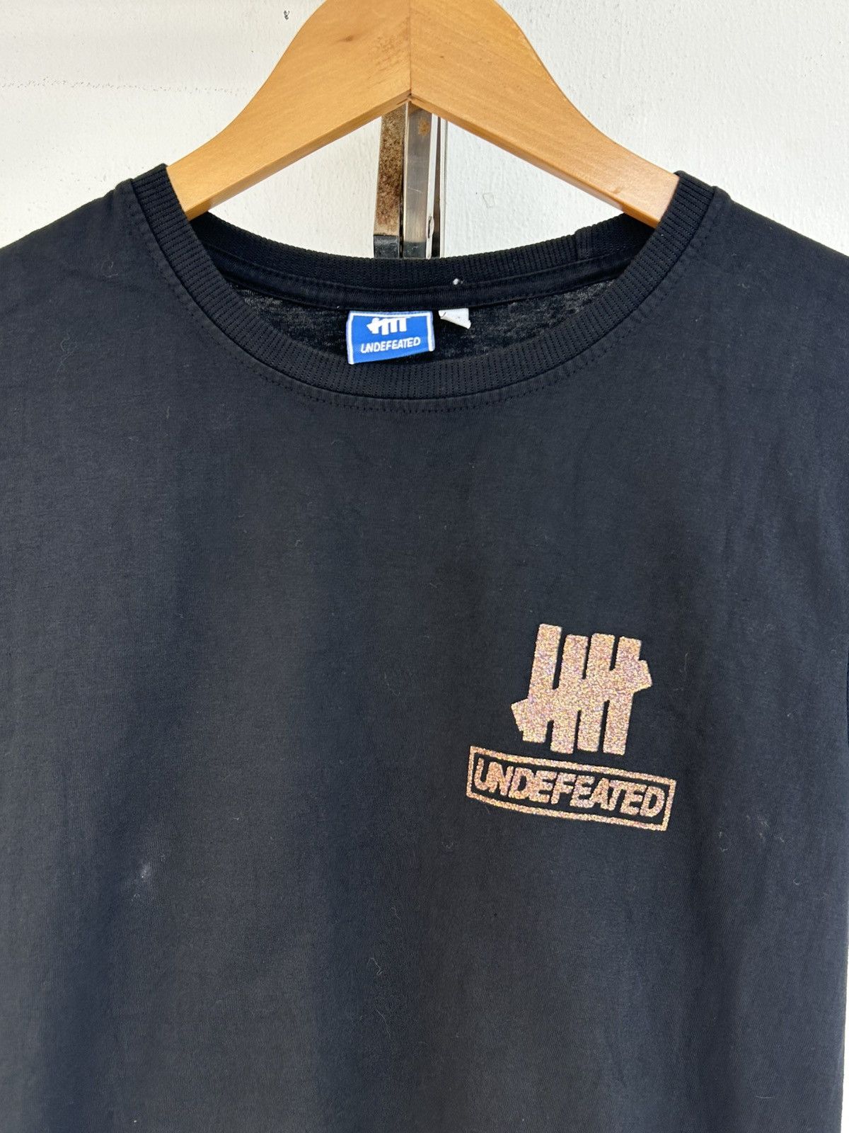 Undefeated Undefeated Neighbourhood Vintage Black Tee Size US M / EU 48-50 / 2 - 3 Thumbnail