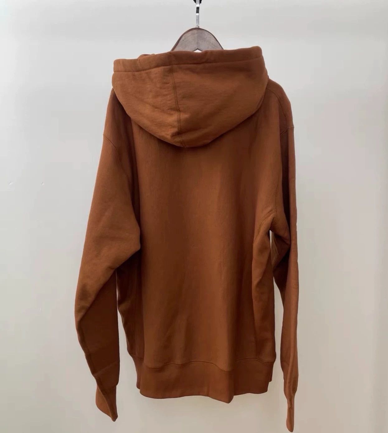 Supreme Supreme FW17 Rust Box Logo Hoodie (Rust/Blue) Size US M / EU 48-50 / 2 - 2 Thumbnail