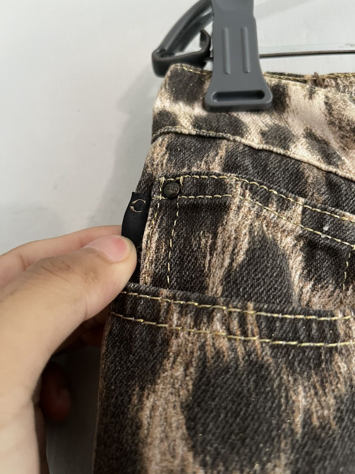 Roberto Cavalli Just Cavalli Leopard Print & Pink Bootcut Pants Size 30" / US 8 / IT 44 - 4 Thumbnail