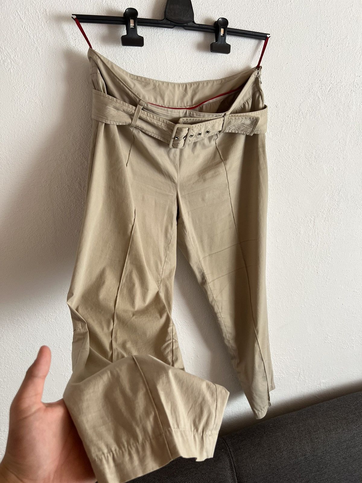 Prada Prada Vintage Red Tab Parachute Pants Rare Luxury Streetwear Size 32" / US 10 / IT 46 - 4 Thumbnail