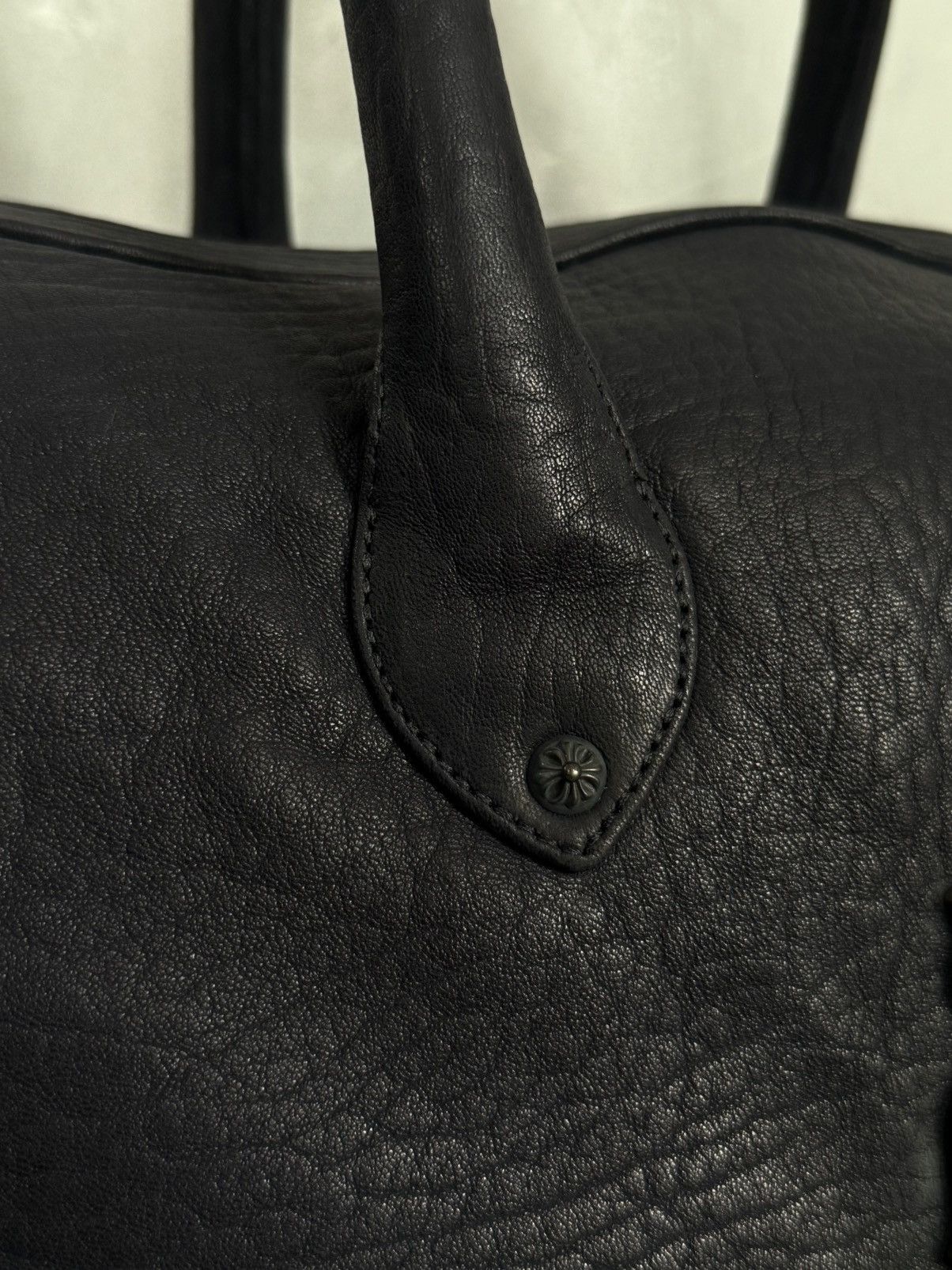Chrome Hearts Rare 90s - Big Dagger Embellished Leather Duffle Bag Size ONE SIZE - 5 Thumbnail