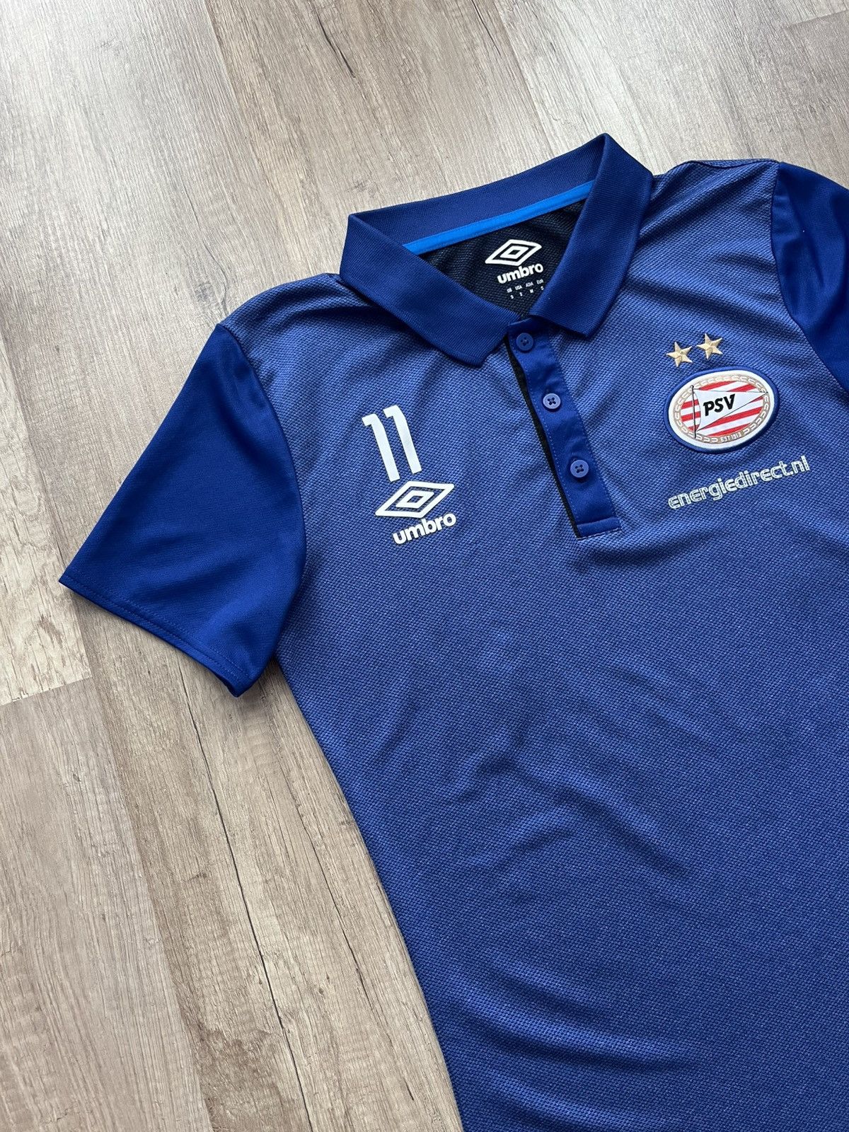 Umbro × Vintage Umbro Polo Shirt PSV Blue 2018-2019 Size S Size US S / EU 44-46 / 1 - 2 Thumbnail