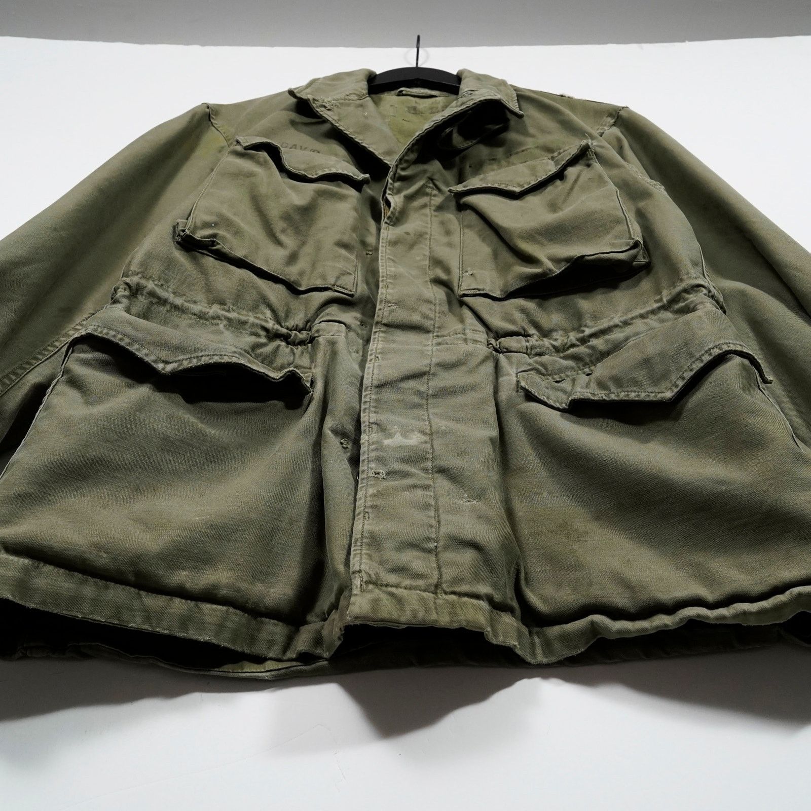 Vintage VTG WWII US Army M-43 Field Jacket OG-107 Stencil Distressed Size US M / EU 48-50 / 2 - 5 Thumbnail