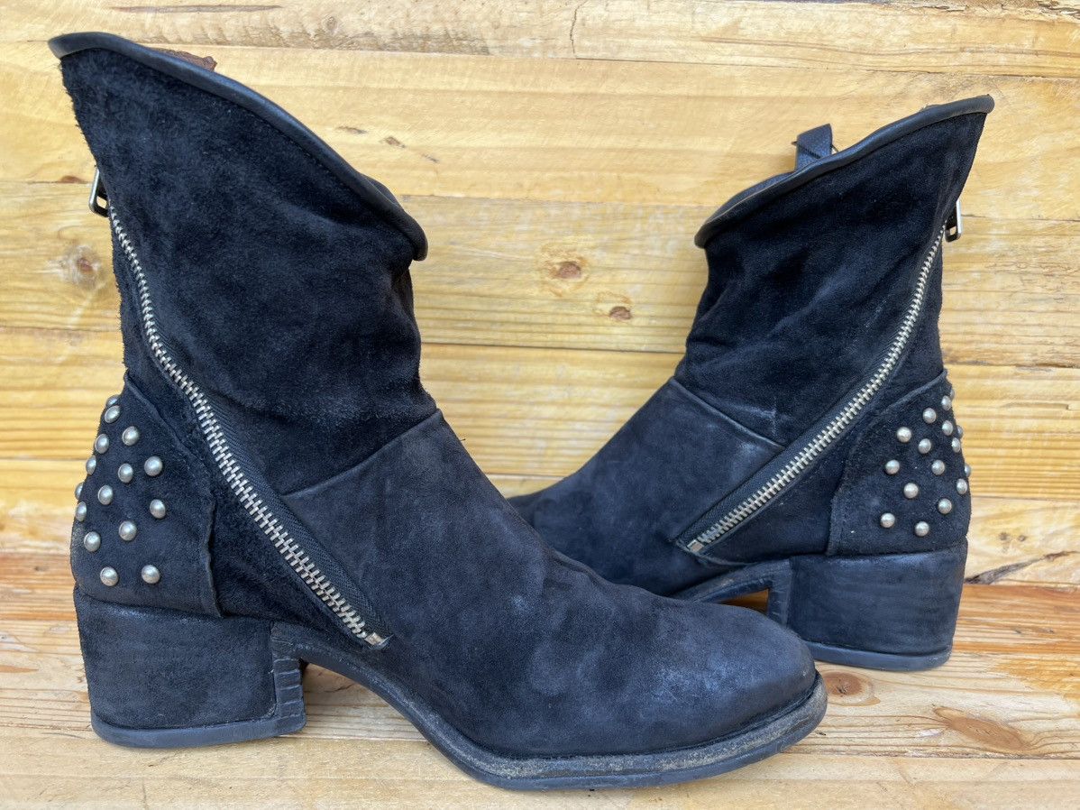 A.S.98 A.S.98 studded black suede boots Size US 9 / IT 39 - 9 Thumbnail