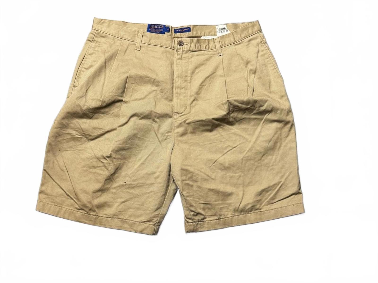 Designer Stylish Men's Khaki Shorts by E.P. Pro Size US 40 / EU 56 - 2 Thumbnail