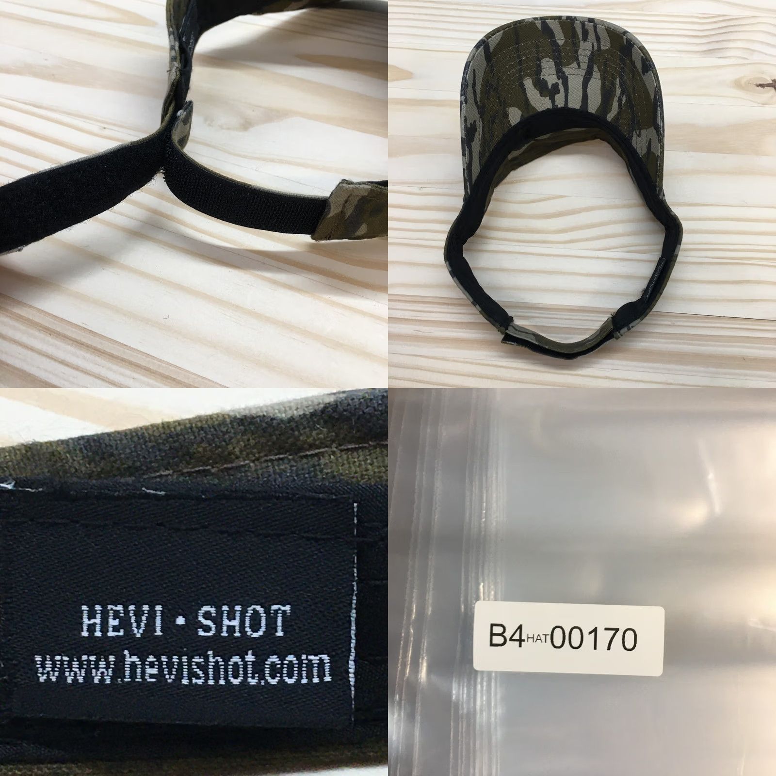 Logo 7 Hevi Metal Visor Hat Mens Brown OS Adjustable Curved Brim Embroidered Logo Size ONE SIZE - 8 Thumbnail