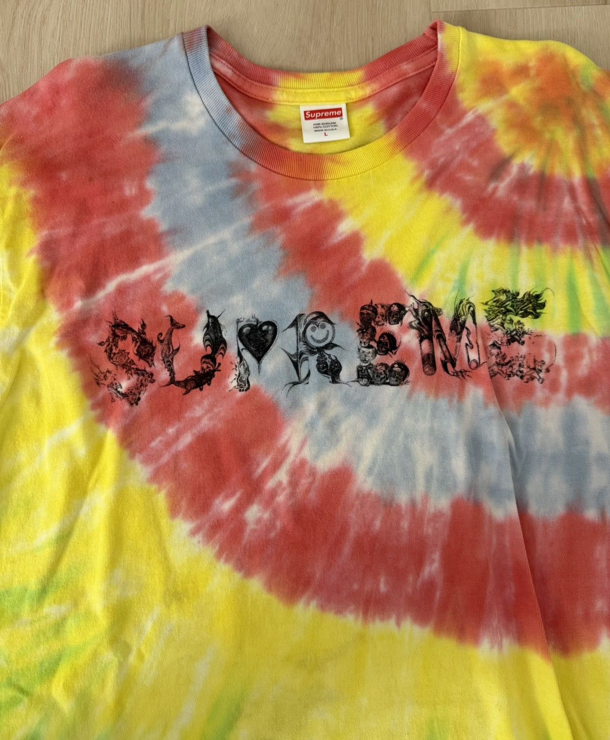 Supreme Supreme SS20 Morph Tee Tie Dye Size US L / EU 52-54 / 3 - 3 Thumbnail