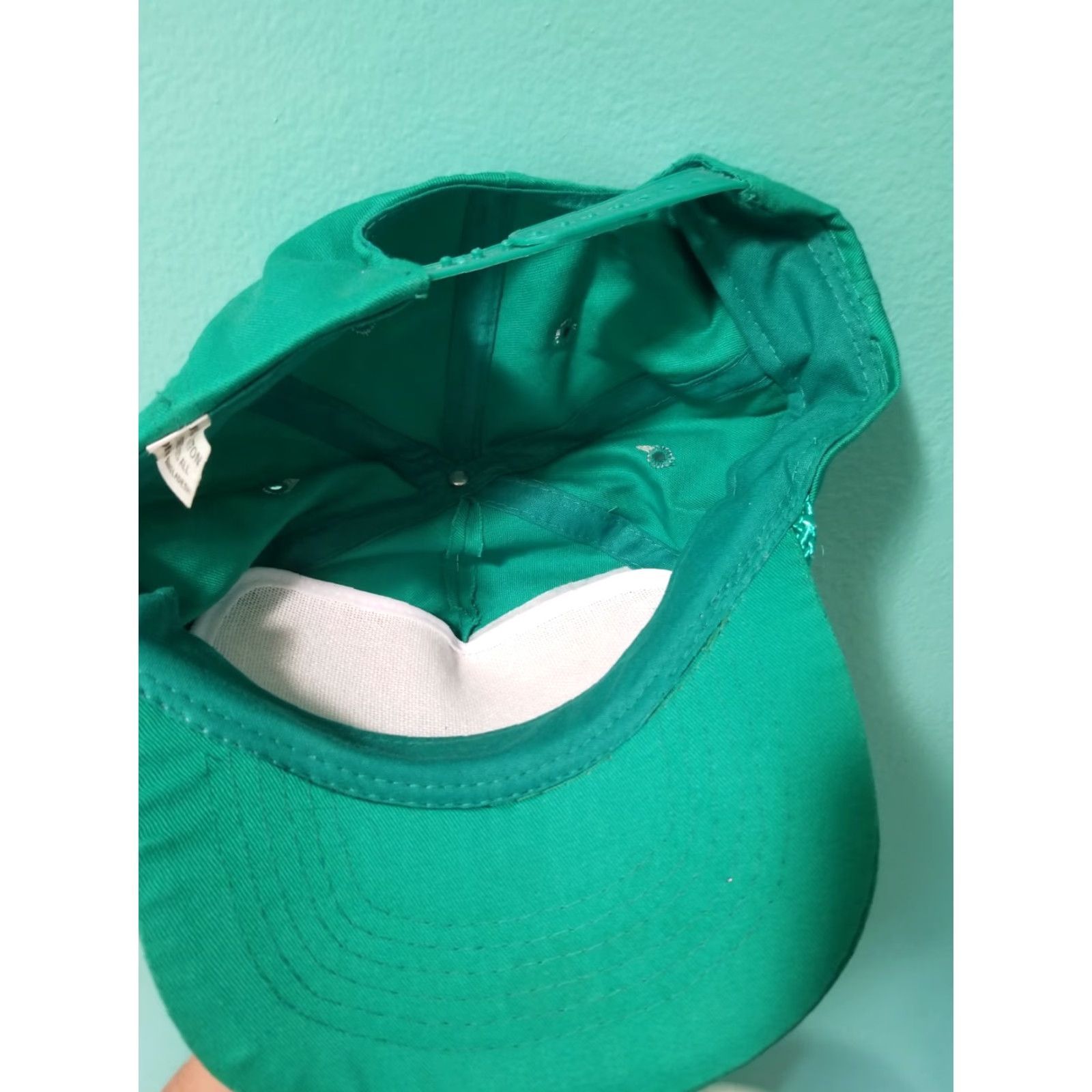 Cushman Vintage Snap-Back Hat Trucker Green Cotton Polyester Canvas Adjustable Unisex Adults Size ONE SIZE - 4 Thumbnail
