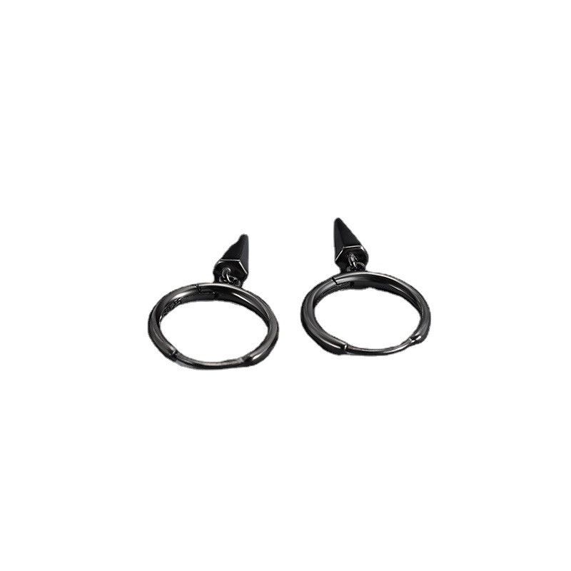Jewelry × Sterling Silver Retro Earrings One Pairs Chrome Jewelry Size ONE SIZE - 5 Thumbnail