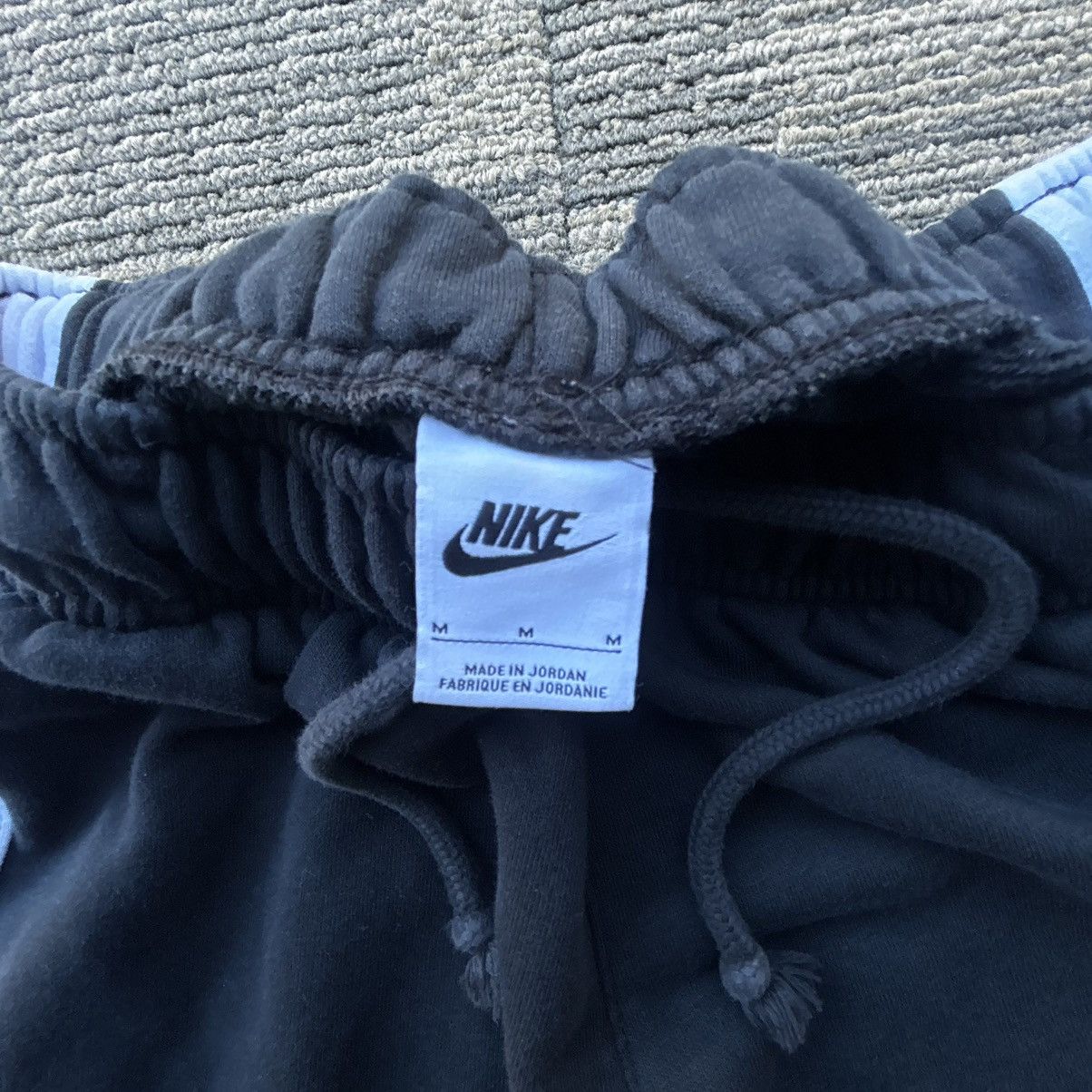Nike Vintage Nike Team Black Logo Sweatpants Size US 29 - 3 Thumbnail