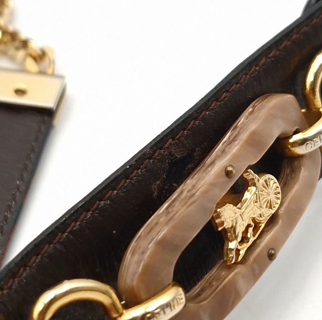 Celine Vintage Horsebit Carriage Belt Size ONE SIZE - 8 Thumbnail