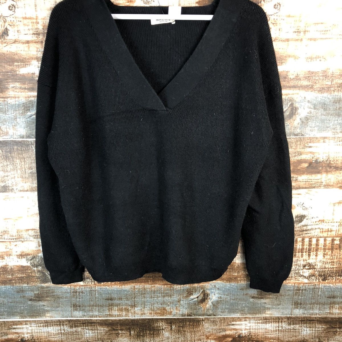 Homespun Knitwear × Japanese Brand Salon Black vintage japan Knitwear #A1835 Size M / US 6-8 / IT 42-44 - 6 Thumbnail