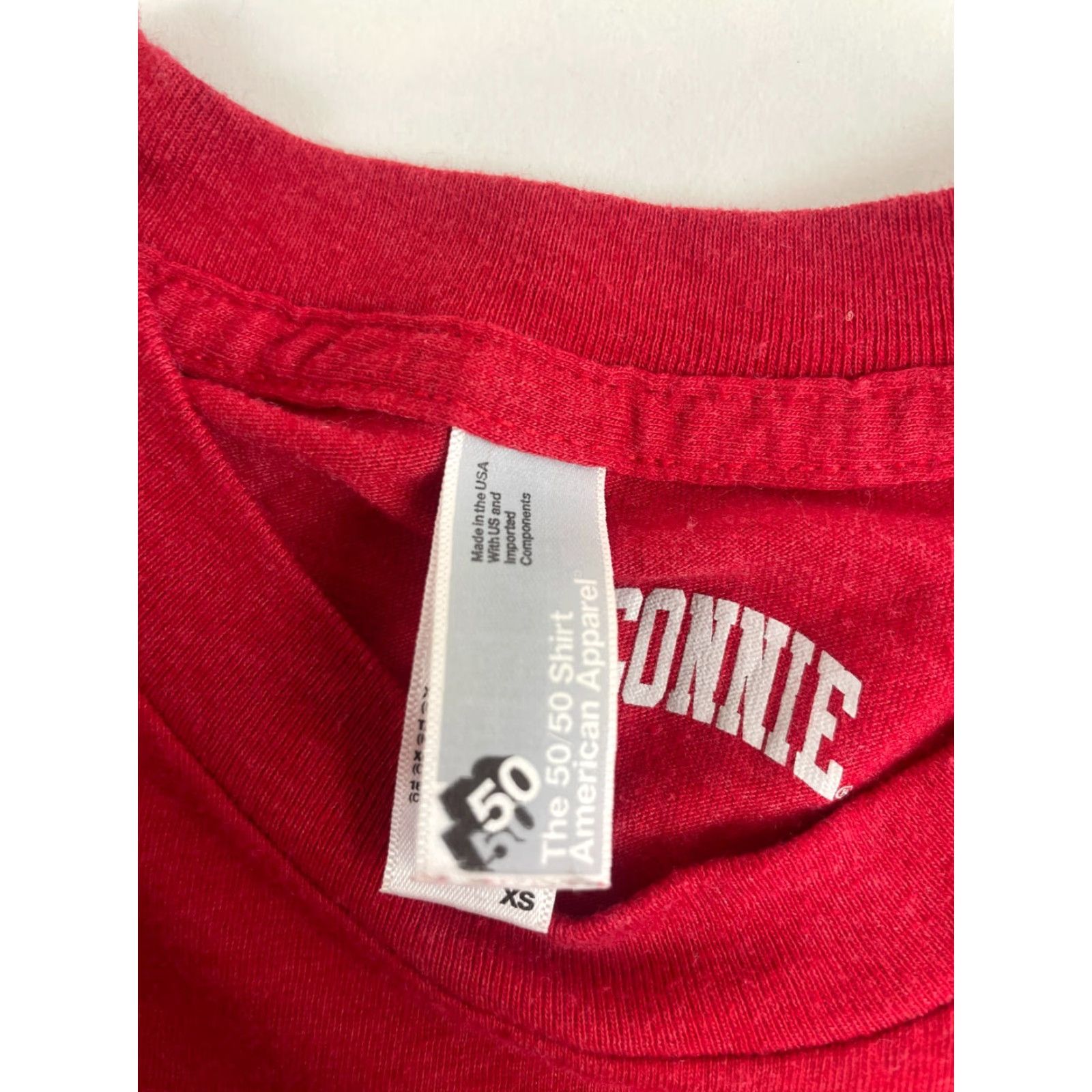 NCAA Sconnie T-Shirt Women's XS Red NCAA Wisconsin Badgers ALL WI DO IS WIN Tee Size XS / US 0-2 / IT 36-38 - 8 Thumbnail