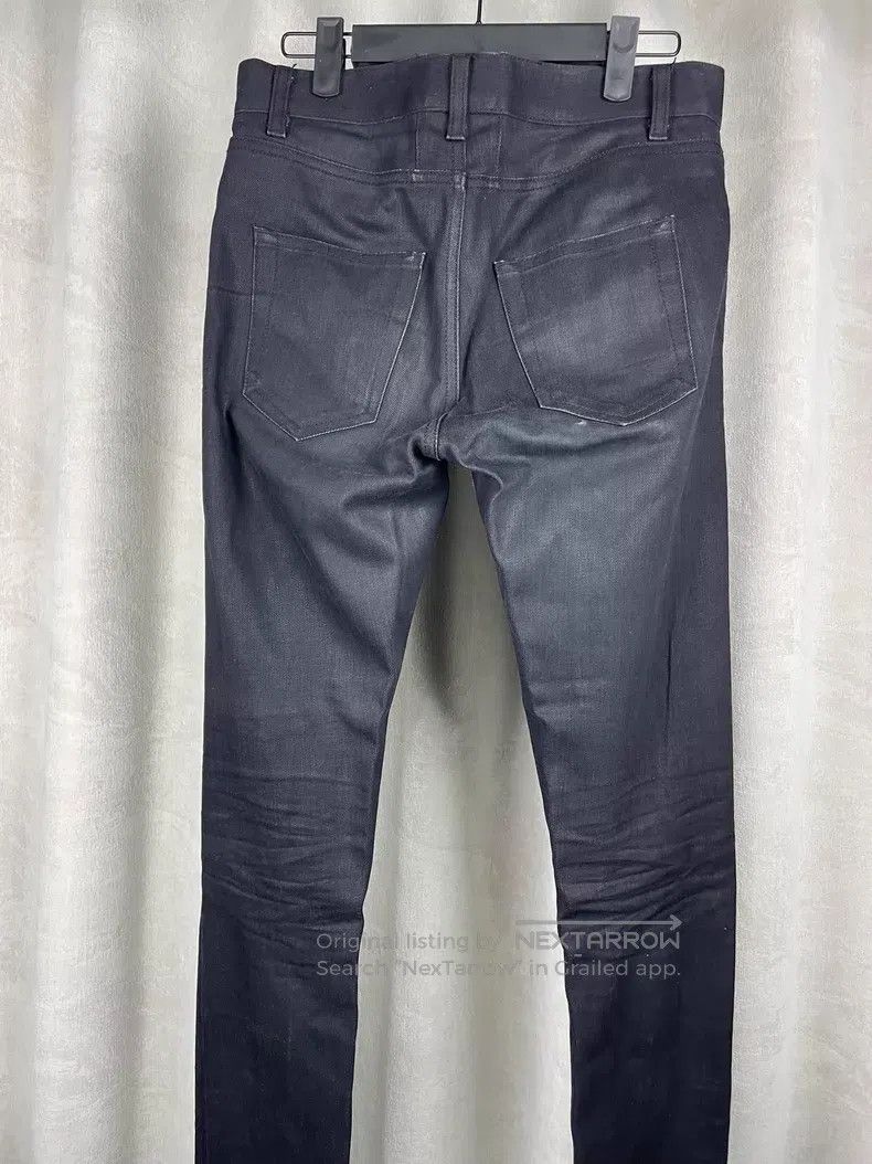 Saint Laurent Paris Saint Laurent Paris Wax Faced Knee Cut Denim Pants i Size US 29 - 5 Thumbnail