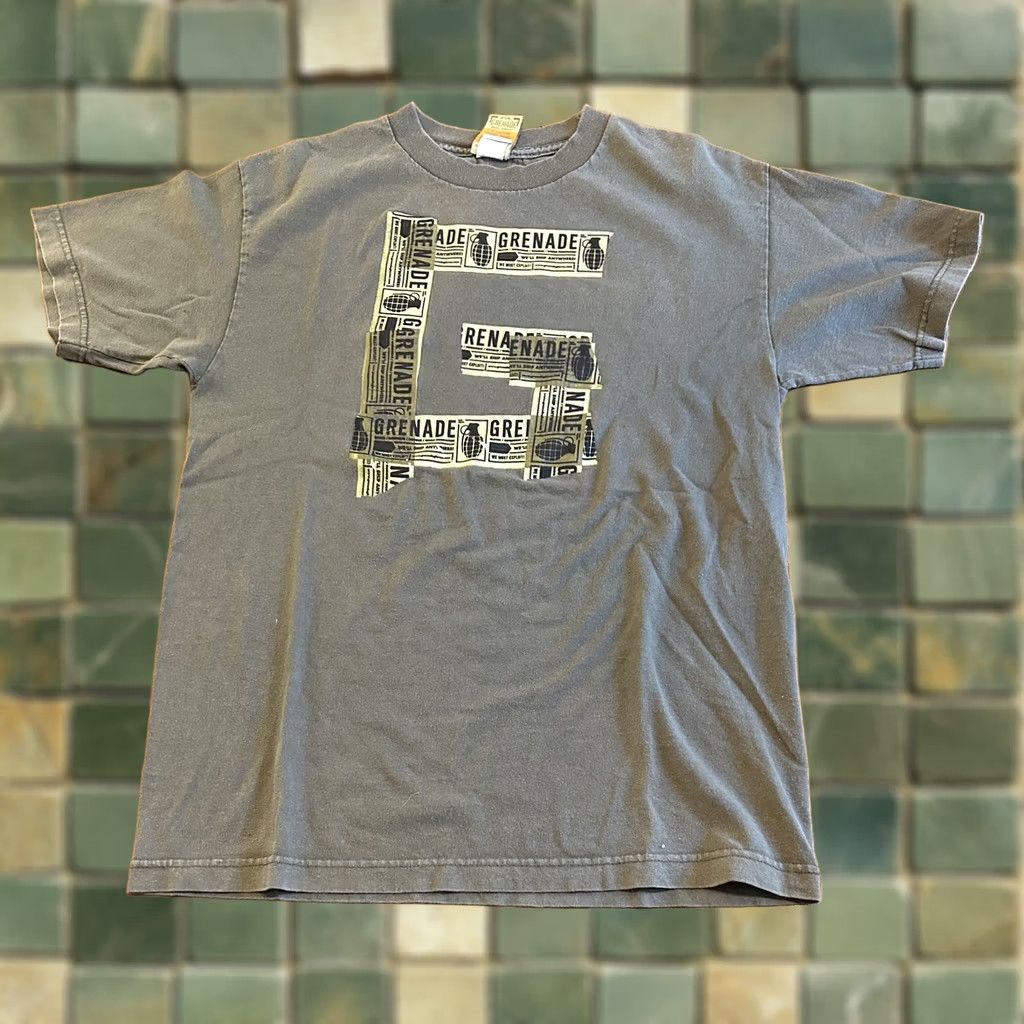 Vintage VINTAGE Grenade T Shirt Medium Men Green 90s Size US M / EU 48-50 / 2 - 1 Thumbnail