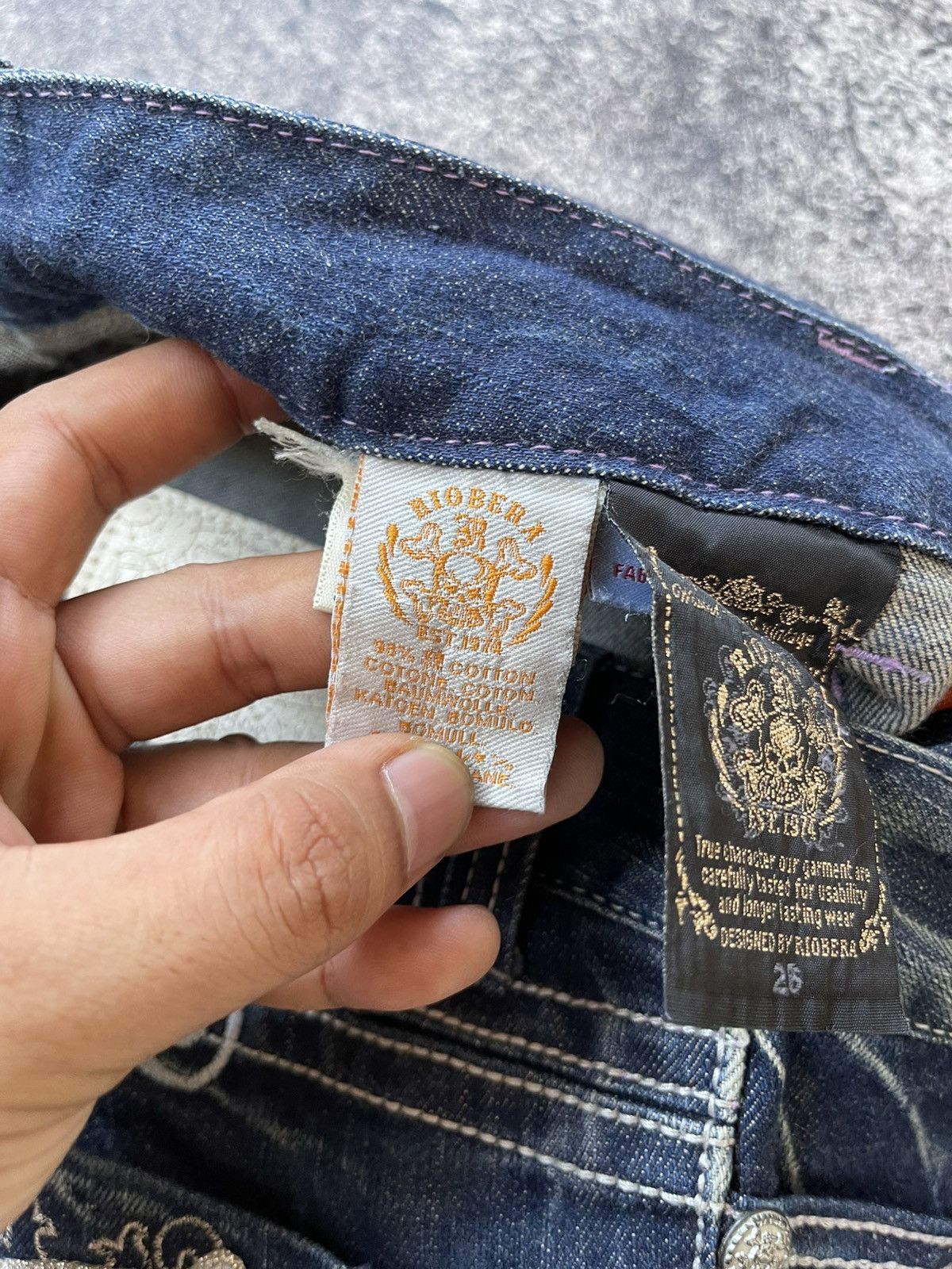 Japanese Brand Y2k Riobera poem ifsixwasnine slim jeans Size 30" / US 8 / IT 44 - 15 Thumbnail