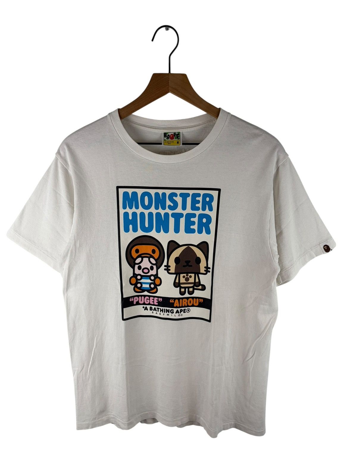 Bape 2013 Bape Monster Hunter Milo Print Tee Size US M / EU 48-50 / 2 - 1 Thumbnail
