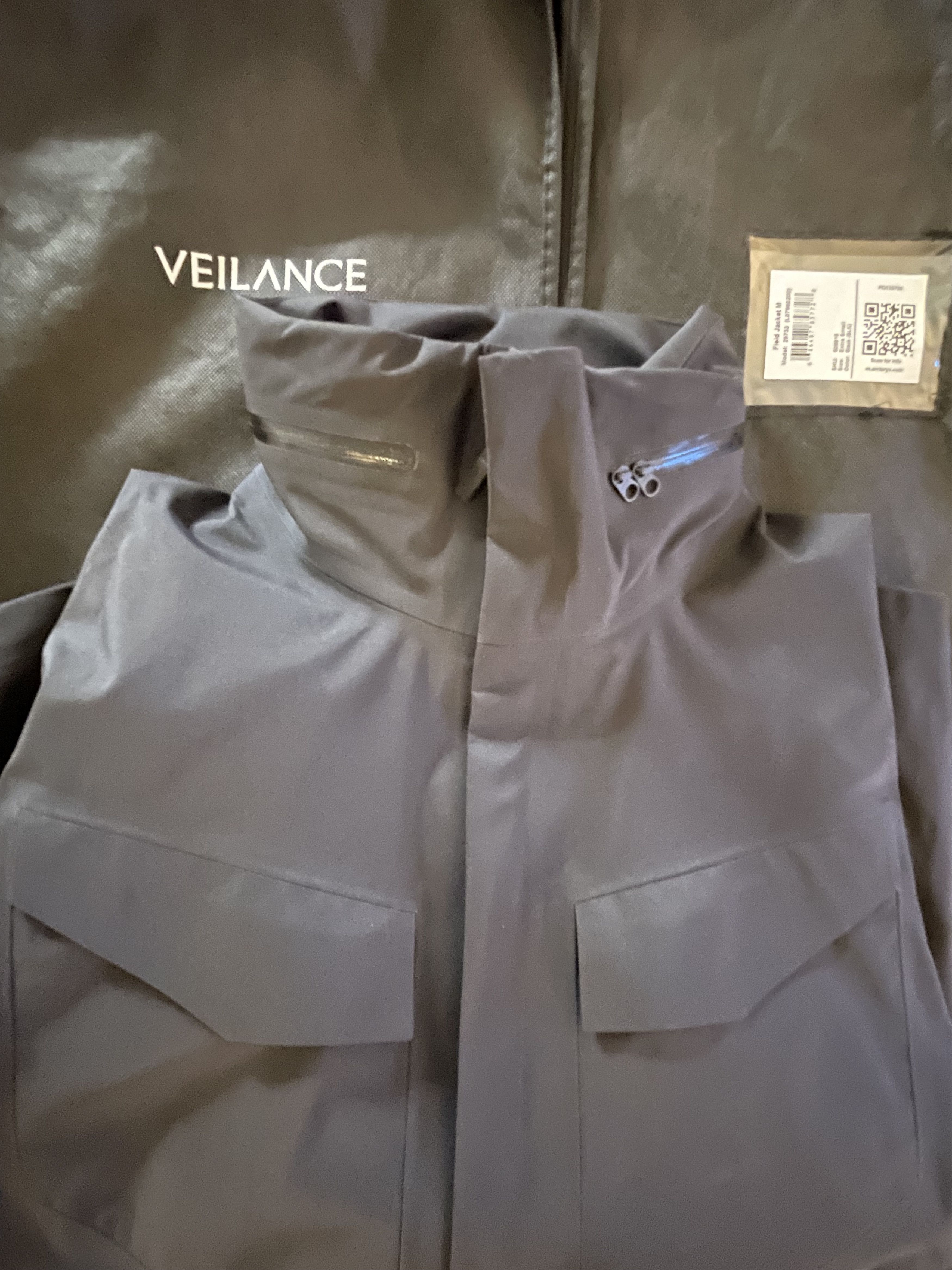 Image of Arcteryx Veilance Field Jacket Black Size Xs New Full Pack, Men's