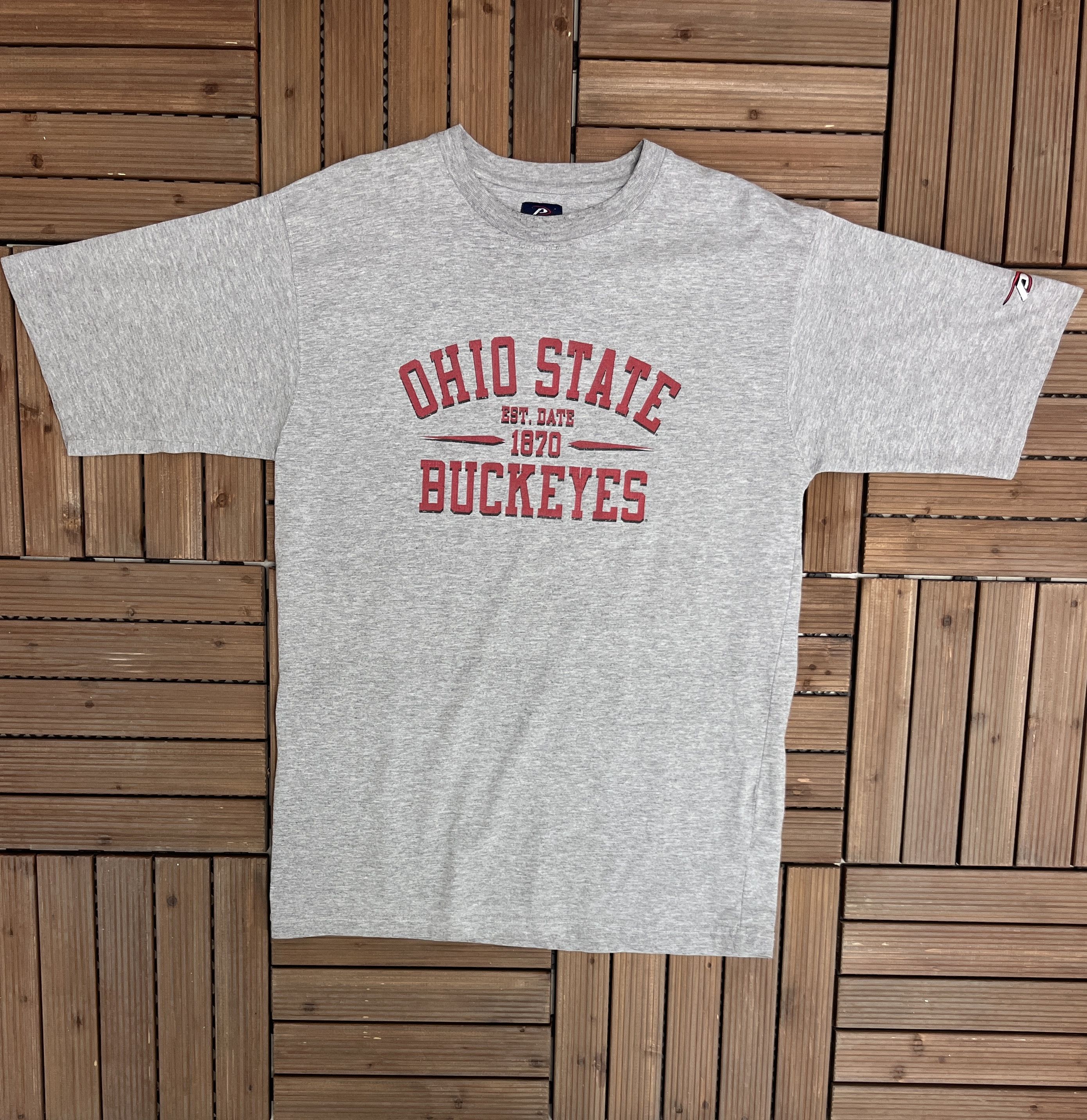Pro Player Ohio State Buckeyes Vintage Grey T-Shirt Tee Size US L / EU 52-54 / 3 - 1 Thumbnail